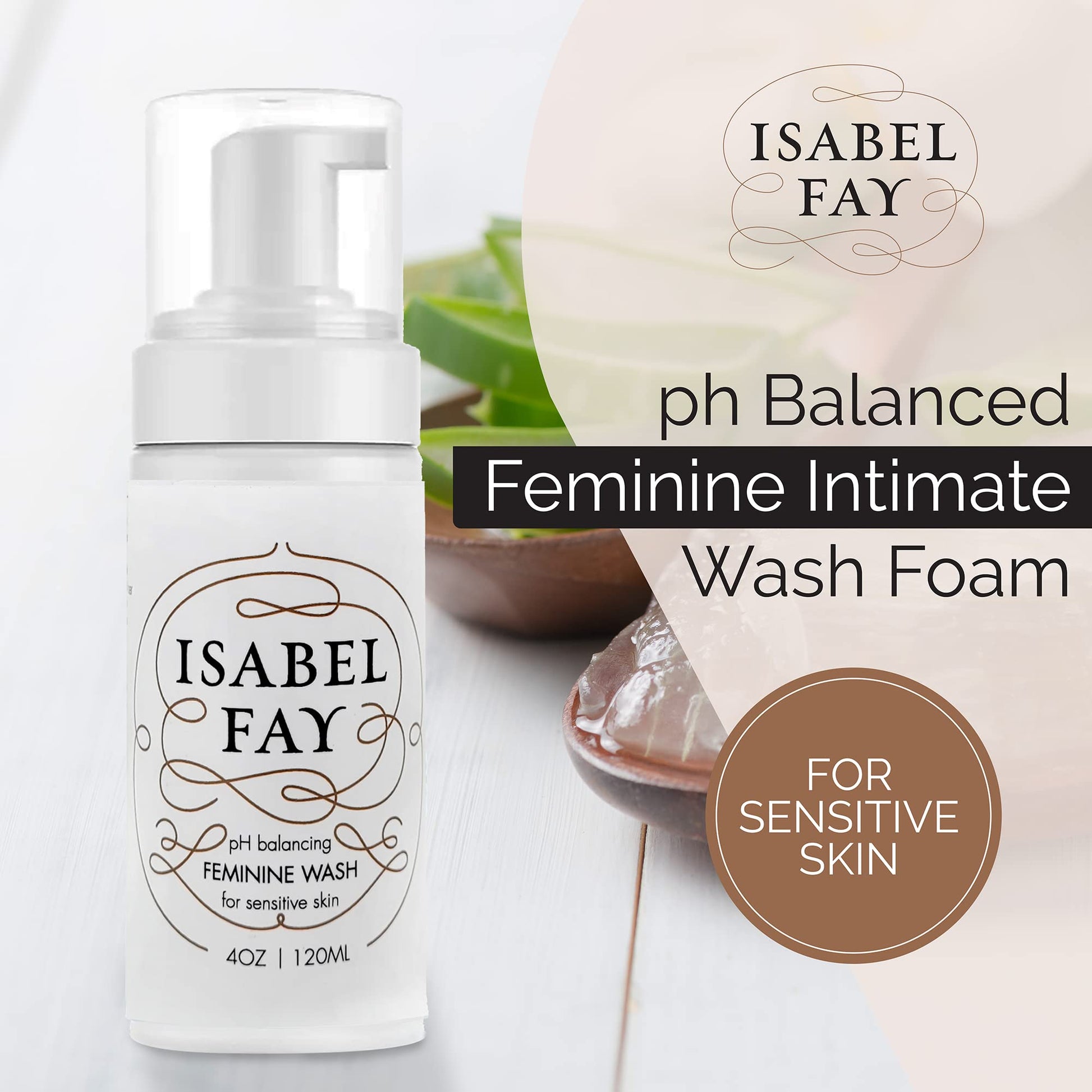 Isabel Fay ph Balanced Feminine Intimate Foam Wash gentle and safe for sensitive skin Isabel Fay