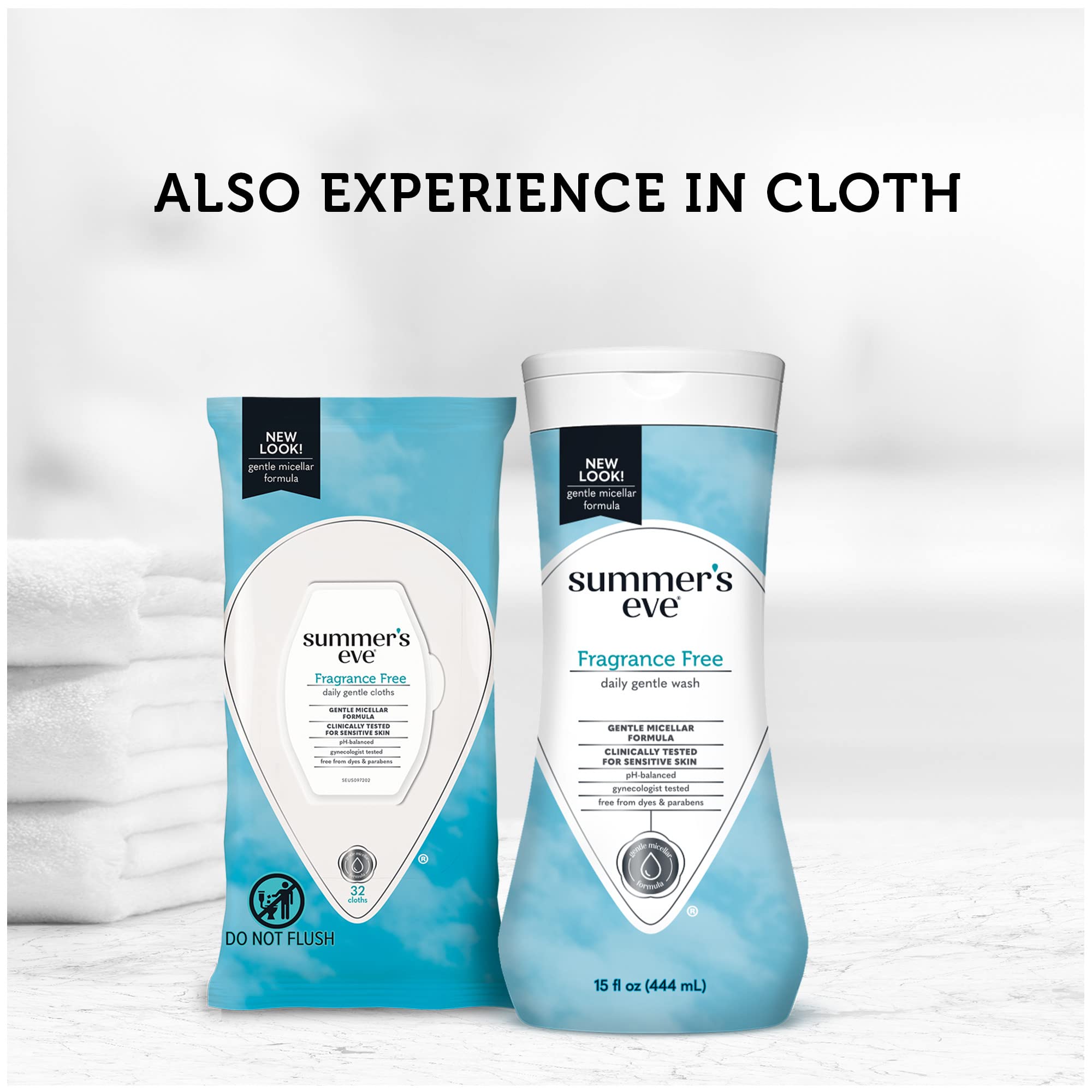 Summer's Eve Fragrance Free Gentle Daily All Over Feminine Body Wash Summer's Eve