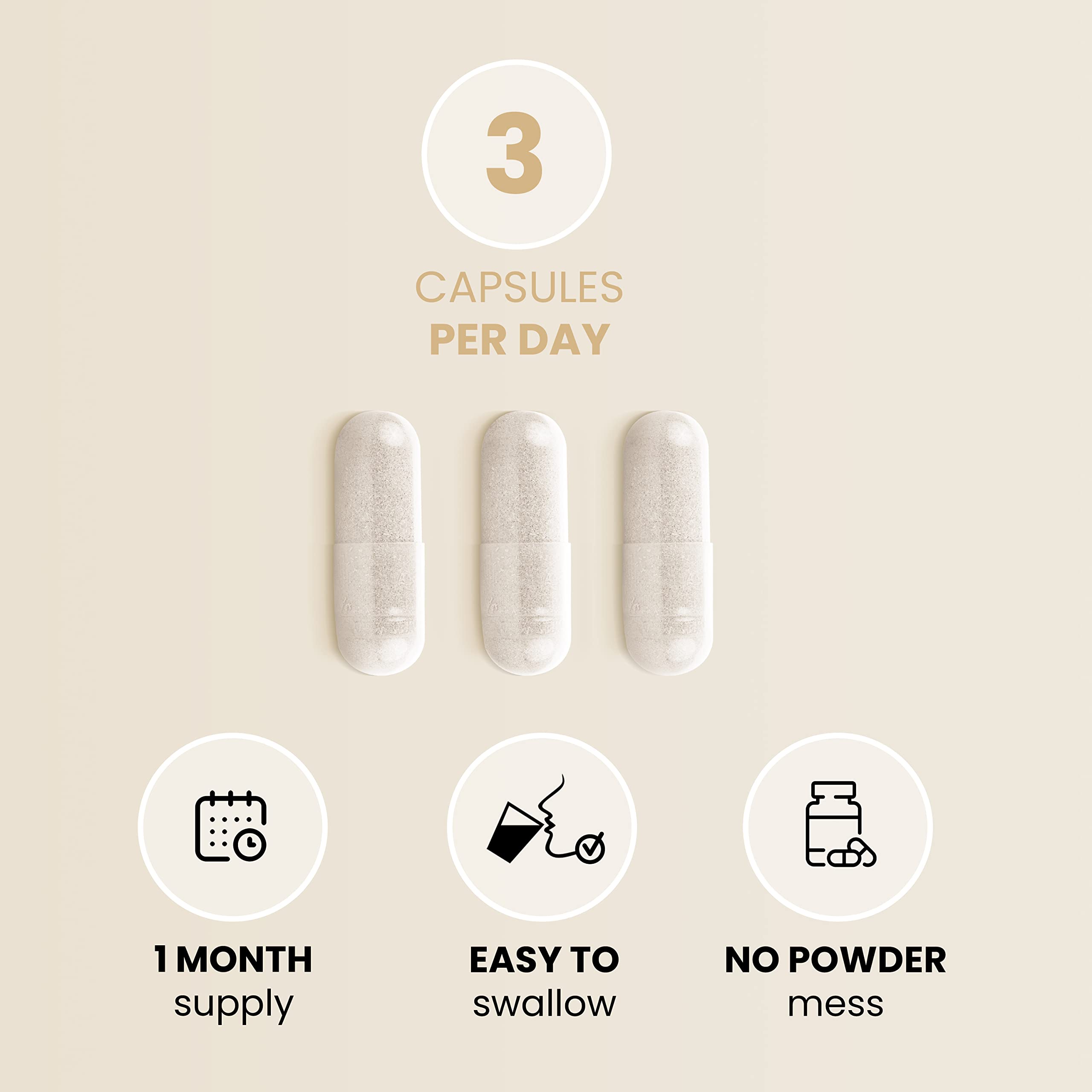 Advanced Collagen Complex | 1593mg Vitamin Boosted Complex for Glowing Hair, Skin & Nails Oxford Organics