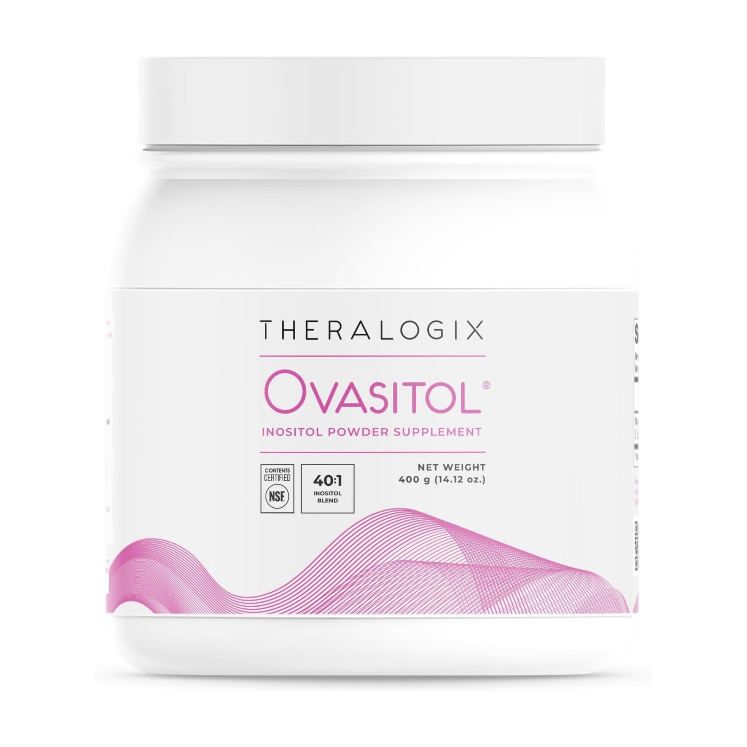 Theralogix Ovasitol Inositol Powder - 180 Servings - Myo-Inositol & D-Chiro Inositol 