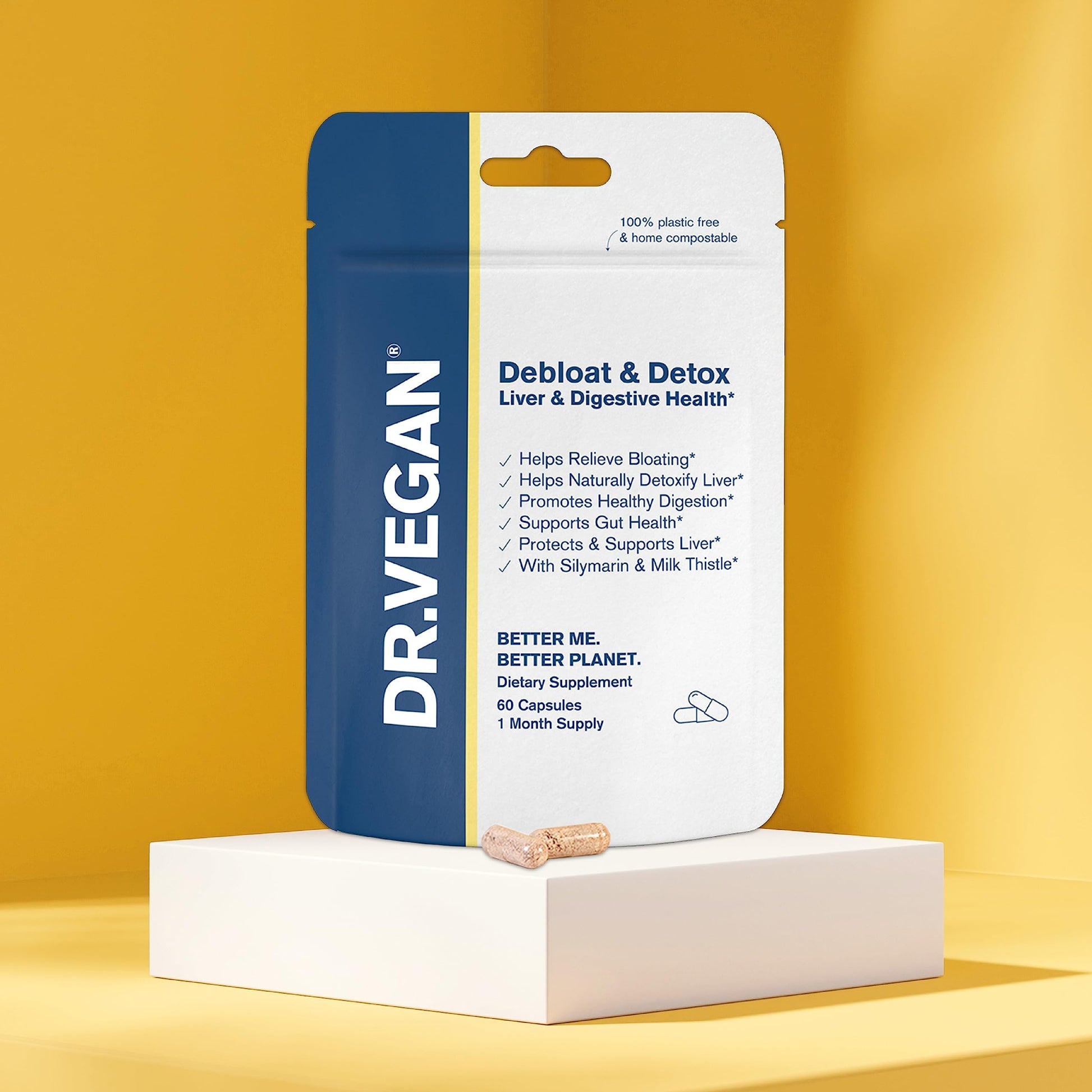 DR.VEGAN Debloat & Detox | Bloating, Digestion, Liver Support | Vitamins & Supplements dr vegan