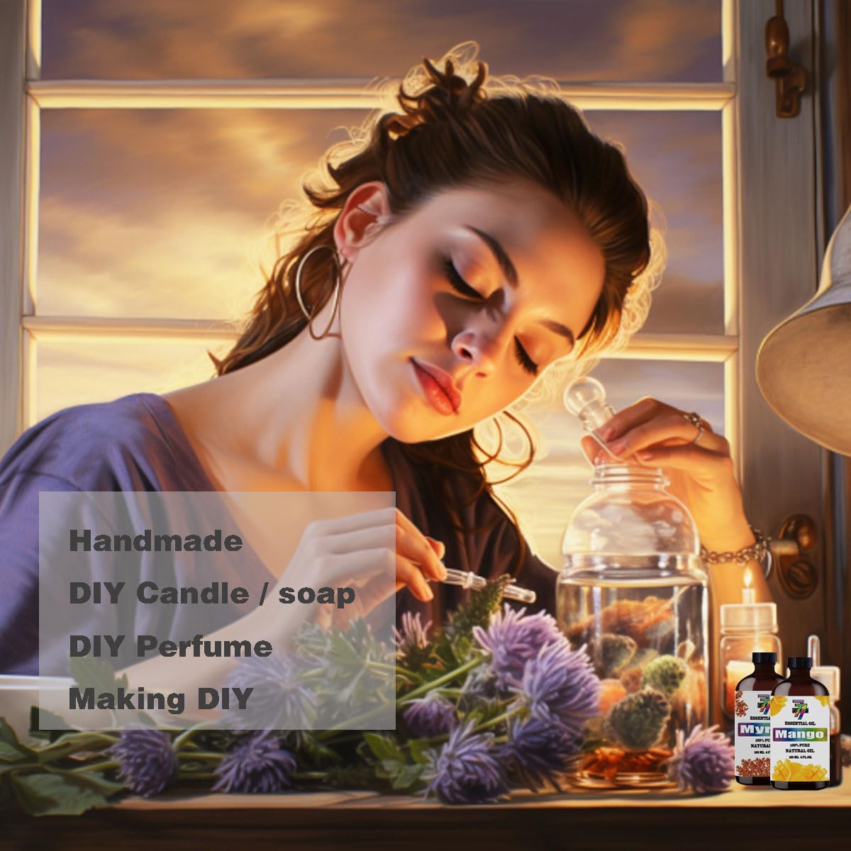 Honeysuckle Essential Oil 4 Fl Oz 120Ml - Honeysuckle Oil for Diffuser,Cleaning,Massage,Yoga GV77ZF