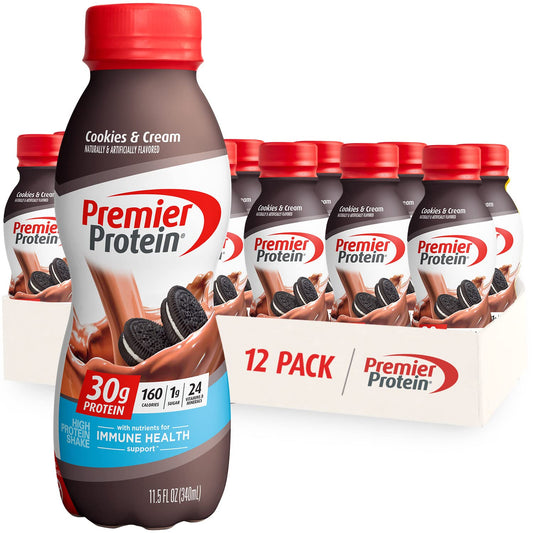 Premier Protein Shake, Cookies & Cream, 30g Protein, 1g Sugar, 24 Vitamins & Minerals