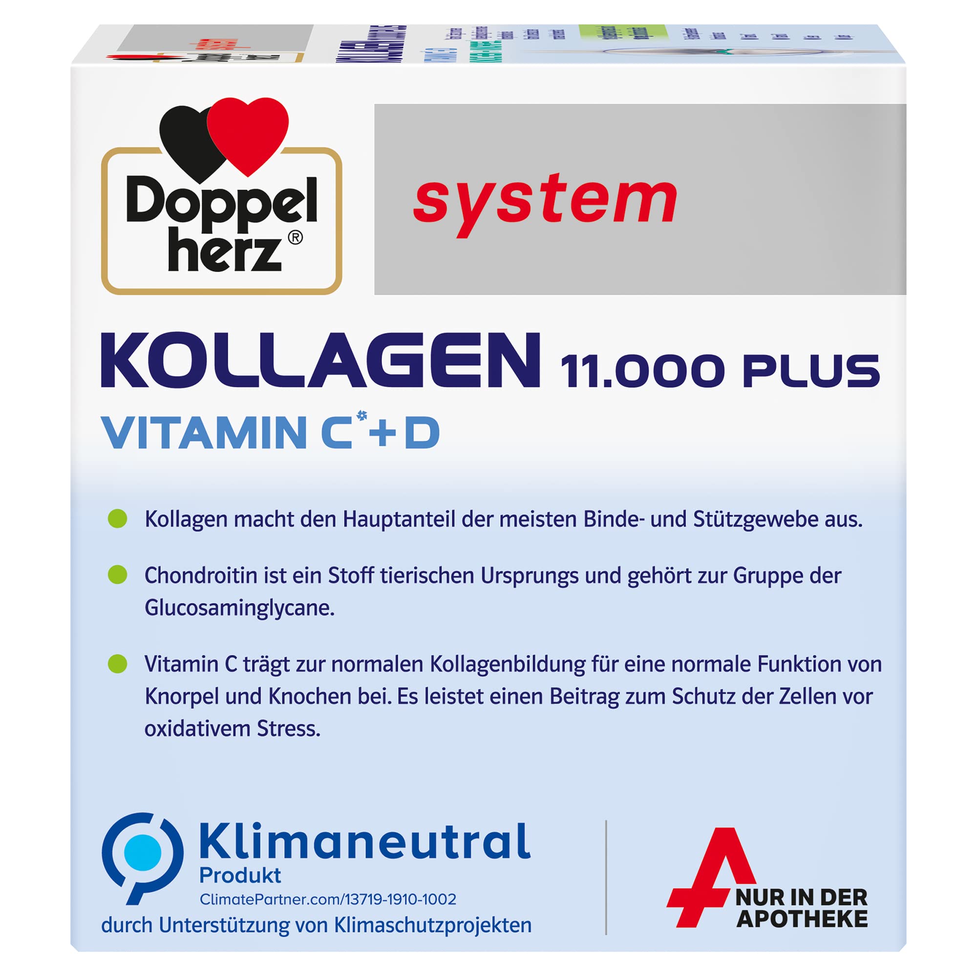 Doppelherz collagen 11,000 ampoules, 30 x 25 ml, PZN:7625039 My Store