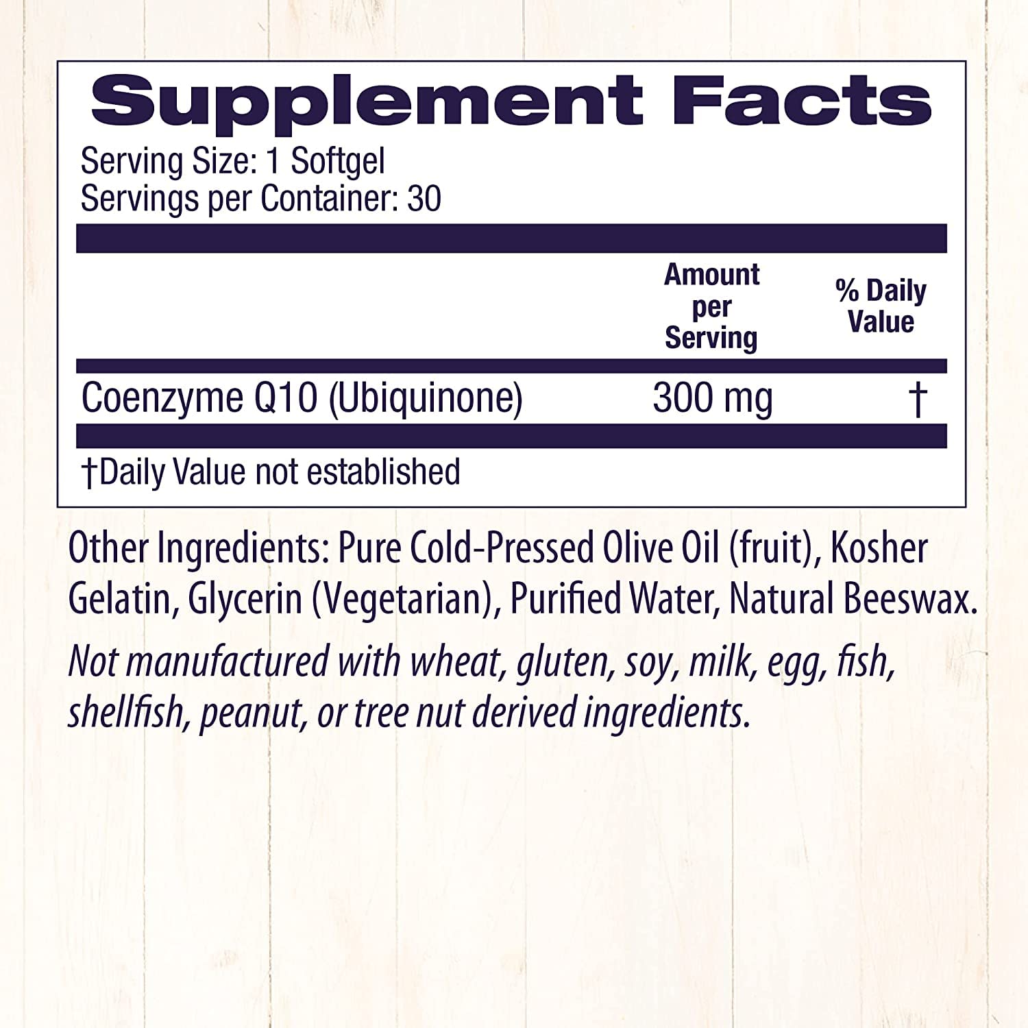 Healthy Origins CoQ10 (Kaneka Q10), 300 mg - Heart Health & Energy Supplement - Gluten Healthy Origins