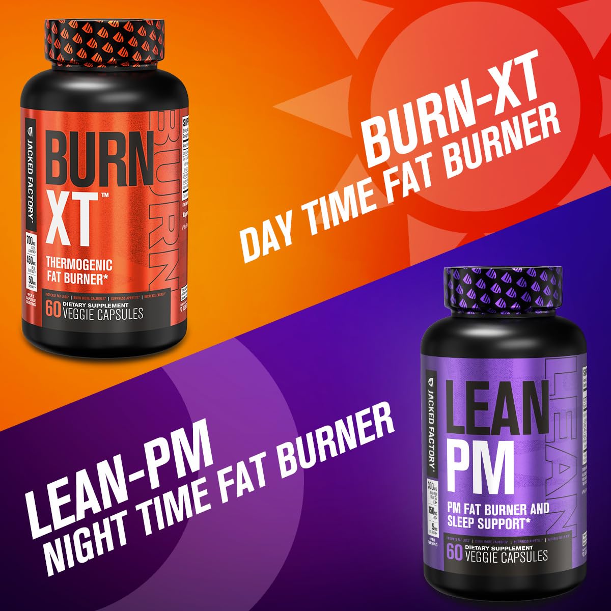 Jacked Factory Burn-XT Clinically Studied Fat Burner & Weight Loss Supplement Jacked Factory