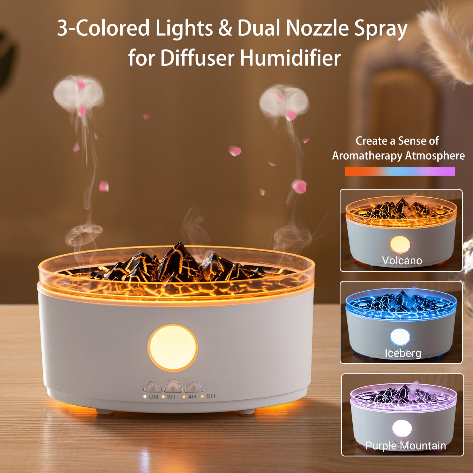 Paxeer Essential Oil Diffuser, 300ml Aromatherapy Diffuser with Remote Control, Auto Shut-Off & Timer Paxeer