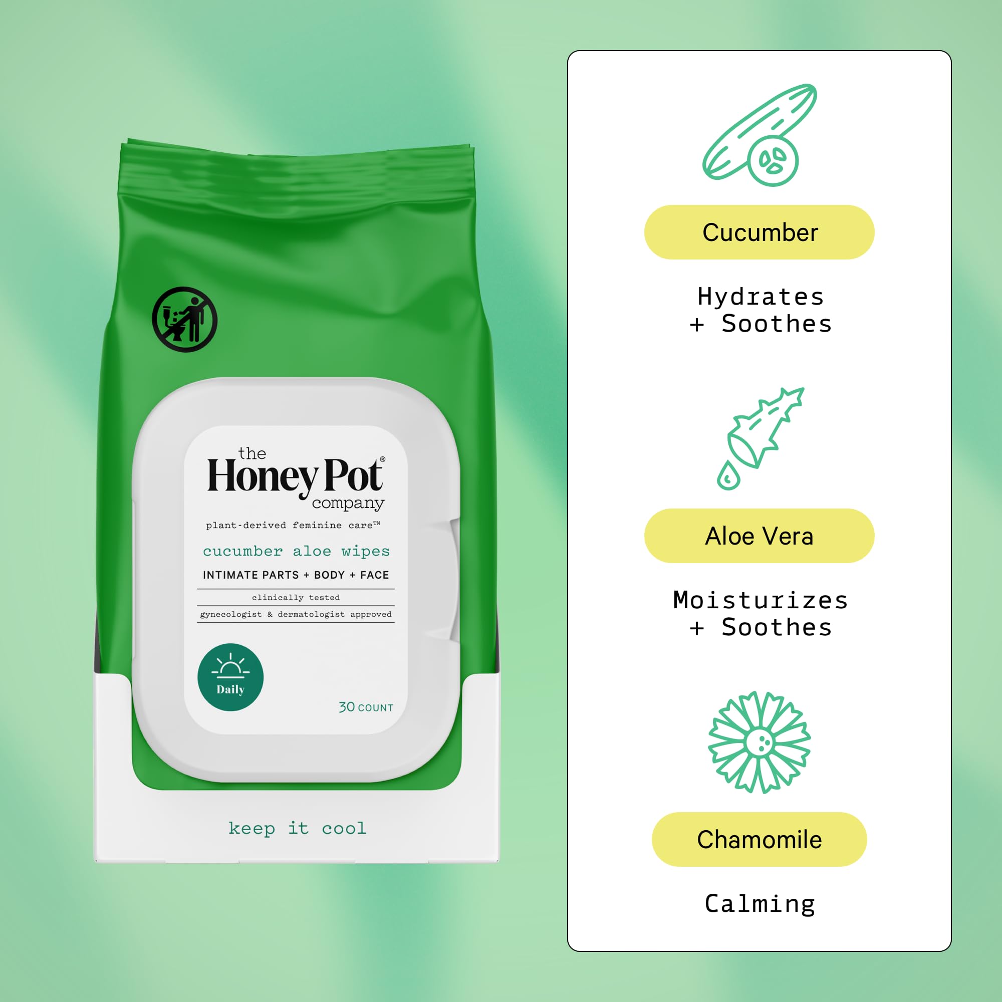 The Honey Pot Company - Feminine Wipes - Daily PH Balancing and Sulfate Free Feminine Products The Honey Pot Company