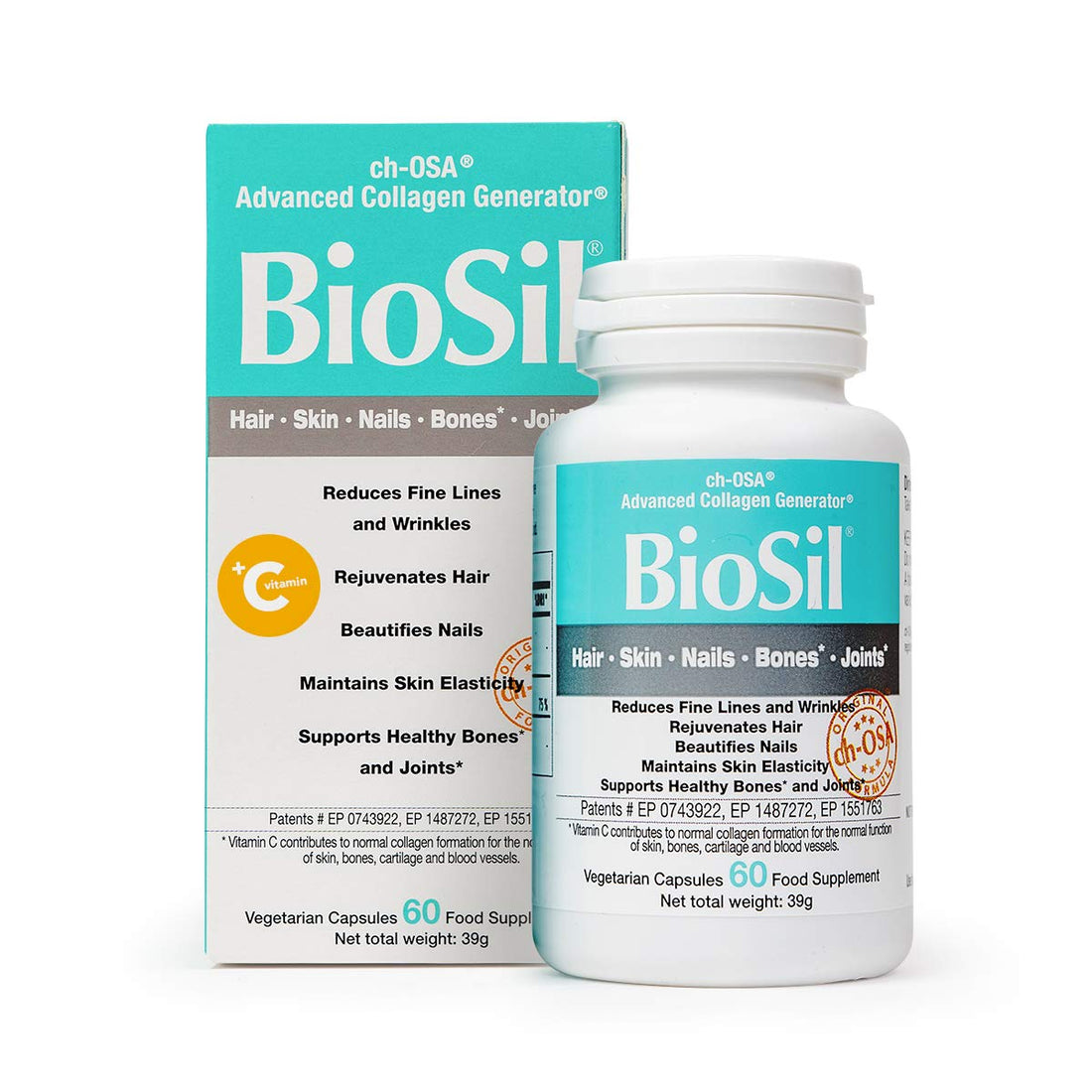 Advanced Collagen Generator with Vitamin C, BIOSIL Supplement for Women - Supports Healthy Hair
