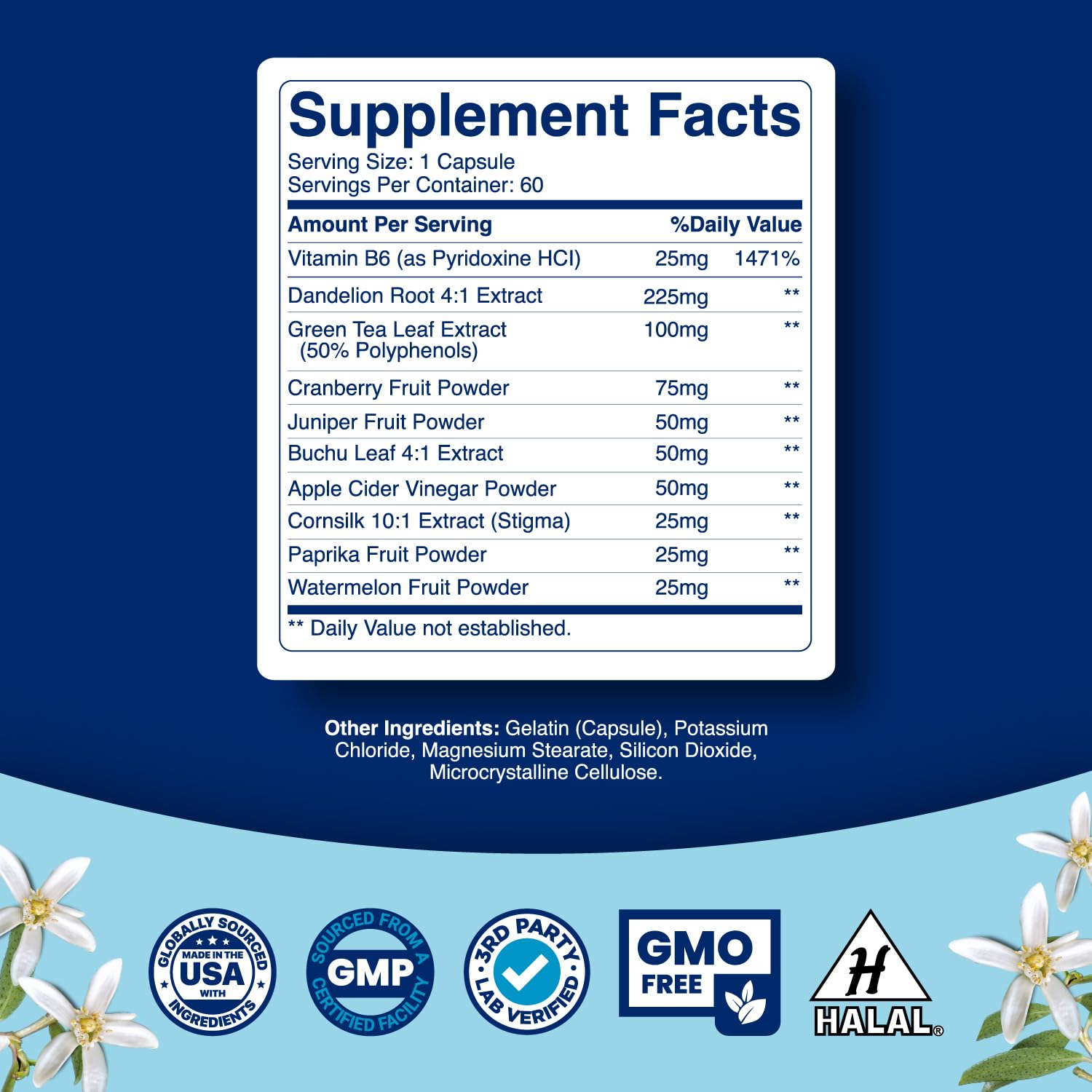 Diuretic Water Pills for Water Retention - Water Away Diuretic Pills for Bloating Relief Tevare