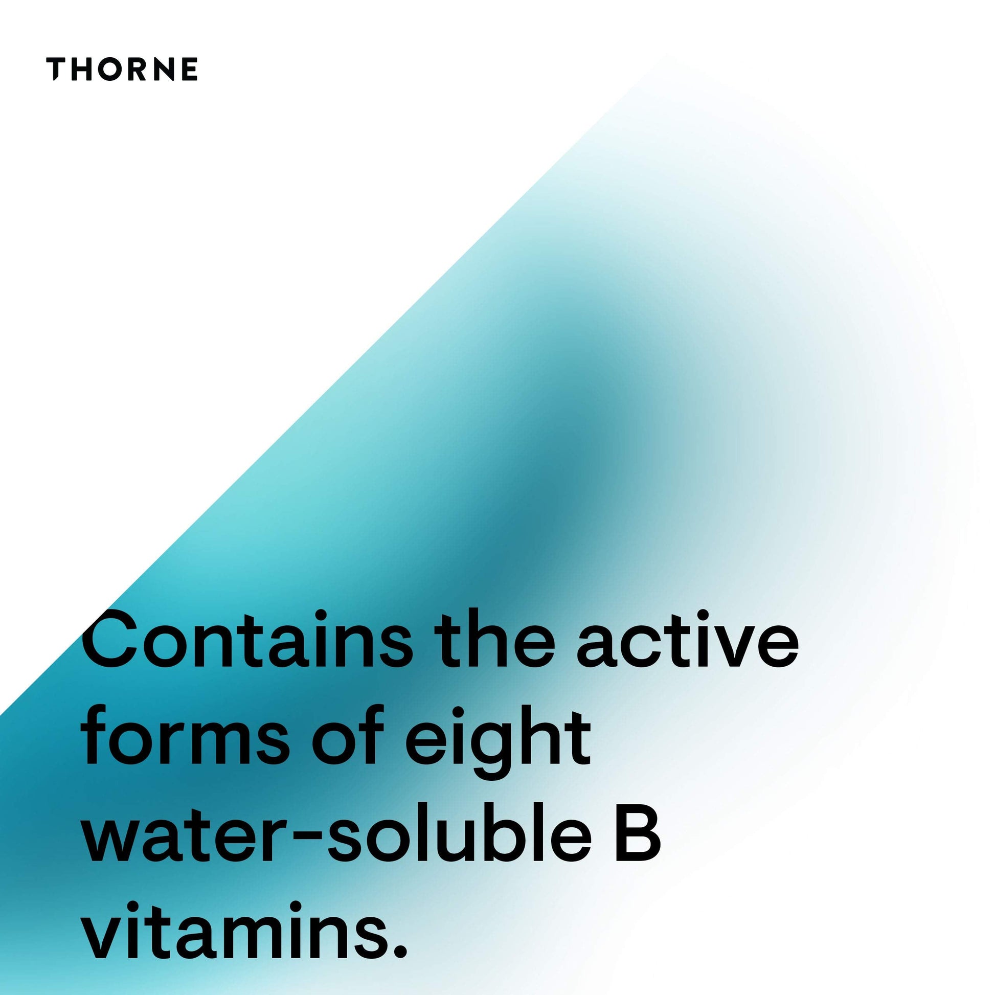 THORNE B-Complex #12 - Vitamin B Complex with Active B12 and Folate - 60 Capsules THORNE