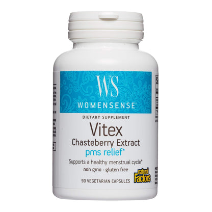WomenSense by Natural Factors, Vitex Chasteberry Extract, Helps Sooth Symptoms of PMS and Menopause
