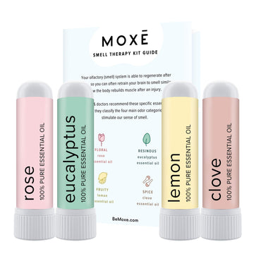 MOXĒ Smell Training Kit, Made in USA, 4 Essential Oils, Olfactory Regeneration, Helps Restore Sense