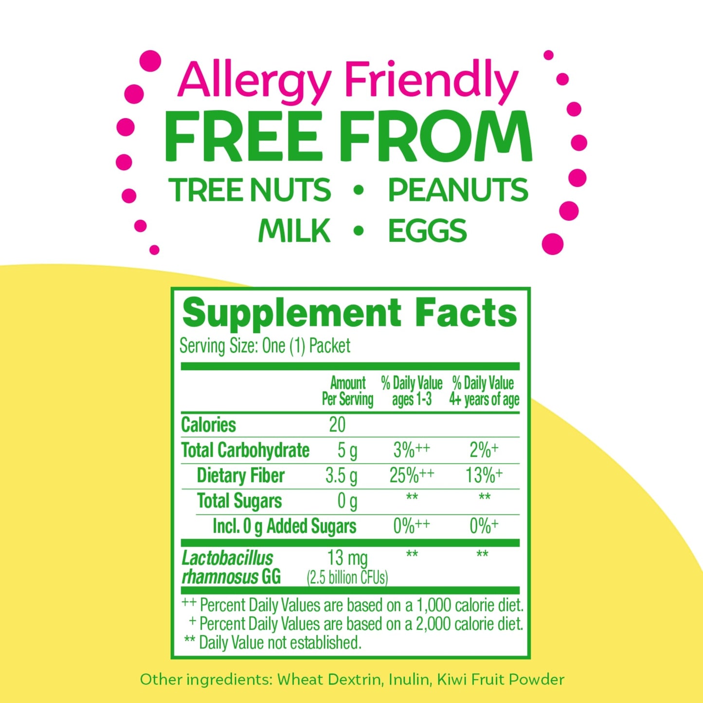 Culturelle Kids Probiotic + Fiber Packets (Ages 3+) - 24 Count - Digestive Health & Immune Culturelle