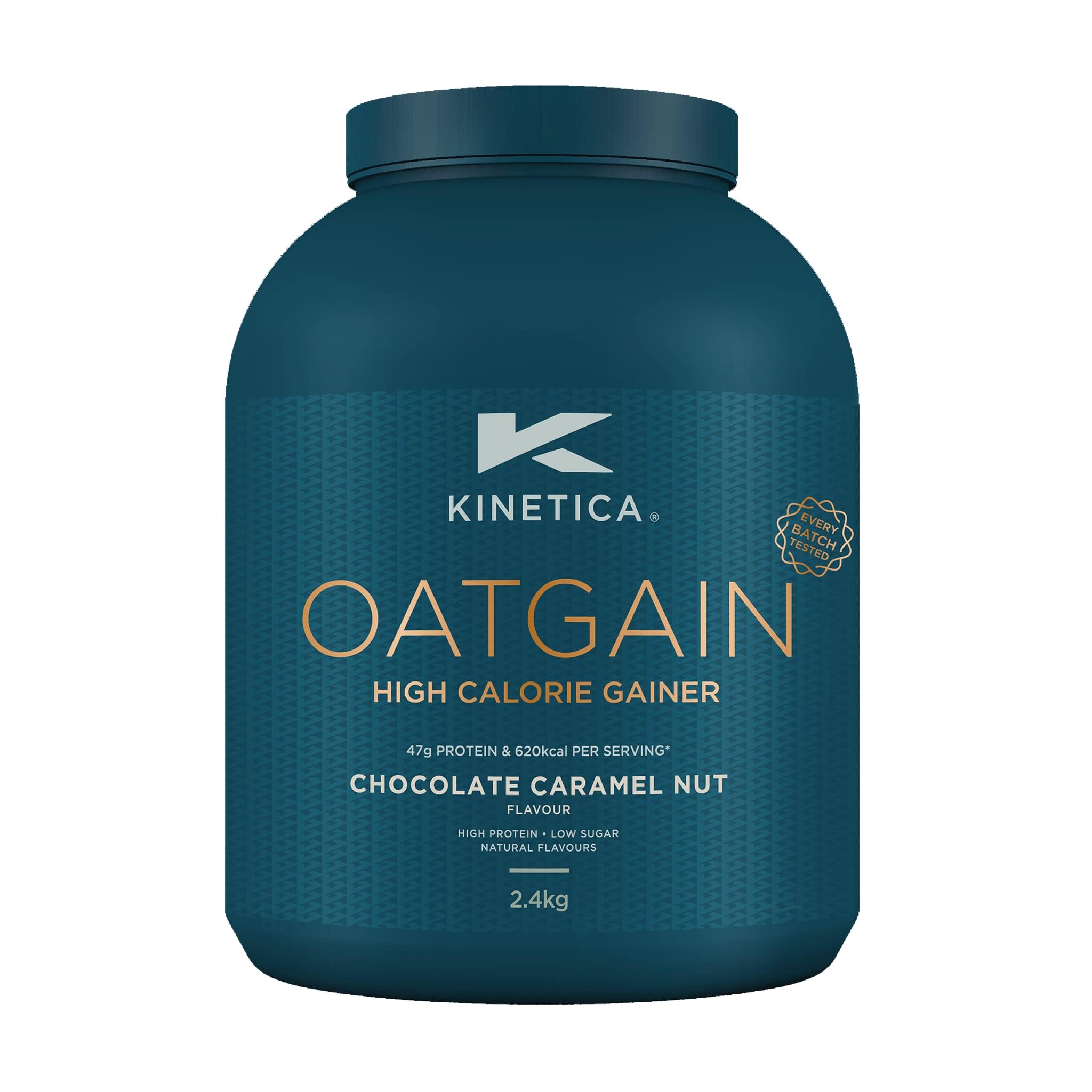 Kinetica OatGain Weight Gainer 600+ Calories & 47g Protein per Serving, 2.4 kg