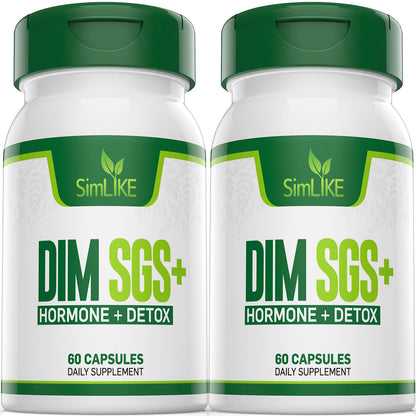 Simlike DIM SGS + - Hormone + Detox,Encourages Normal Estrogen Metabolism,Hormone Balance