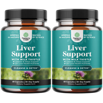 Liver Cleanse Detox & Repair Formula - Herbal Liver Support Supplement