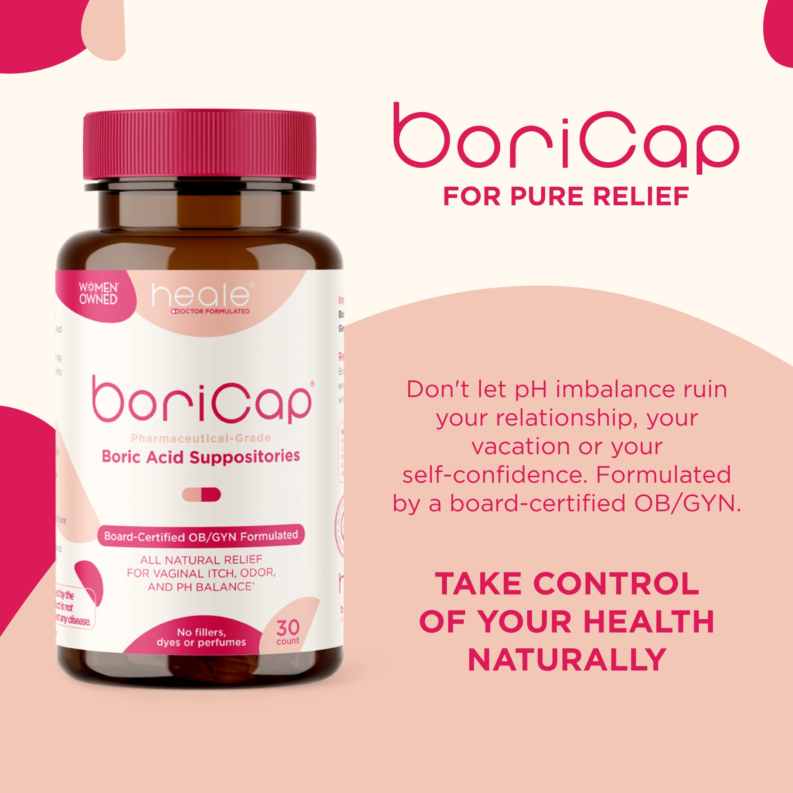 BoriCap and FloraCap BV Blasting Bundle for Balanced pH BoriCap