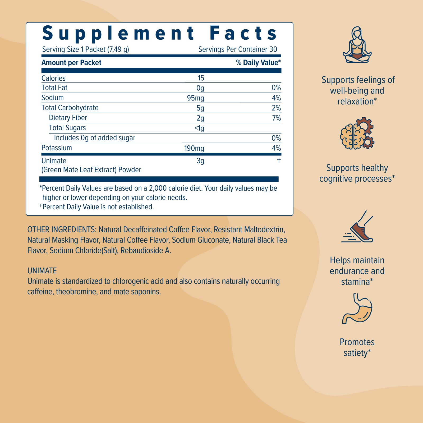 Unicity UNIMATE Black - Great Tasting - 30 Pack Unicity