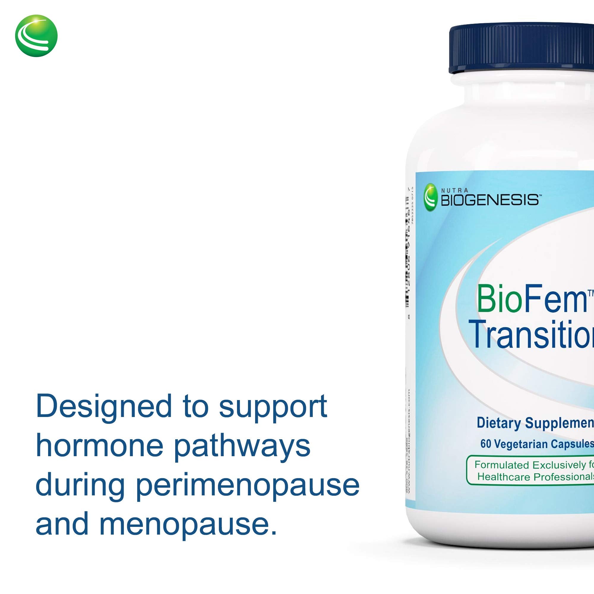 Nutra BioGenesis - BioFem Transition - DHEA, Pregnenolone, Wild Yam, and Dong Quai for Menopause Nutra BioGenesis