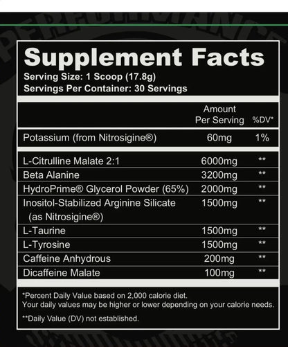 Performance Supplements Pre-Grow Highly Efficient Pre Workout 30 Servings 18.84 OZ (Performance Pop)