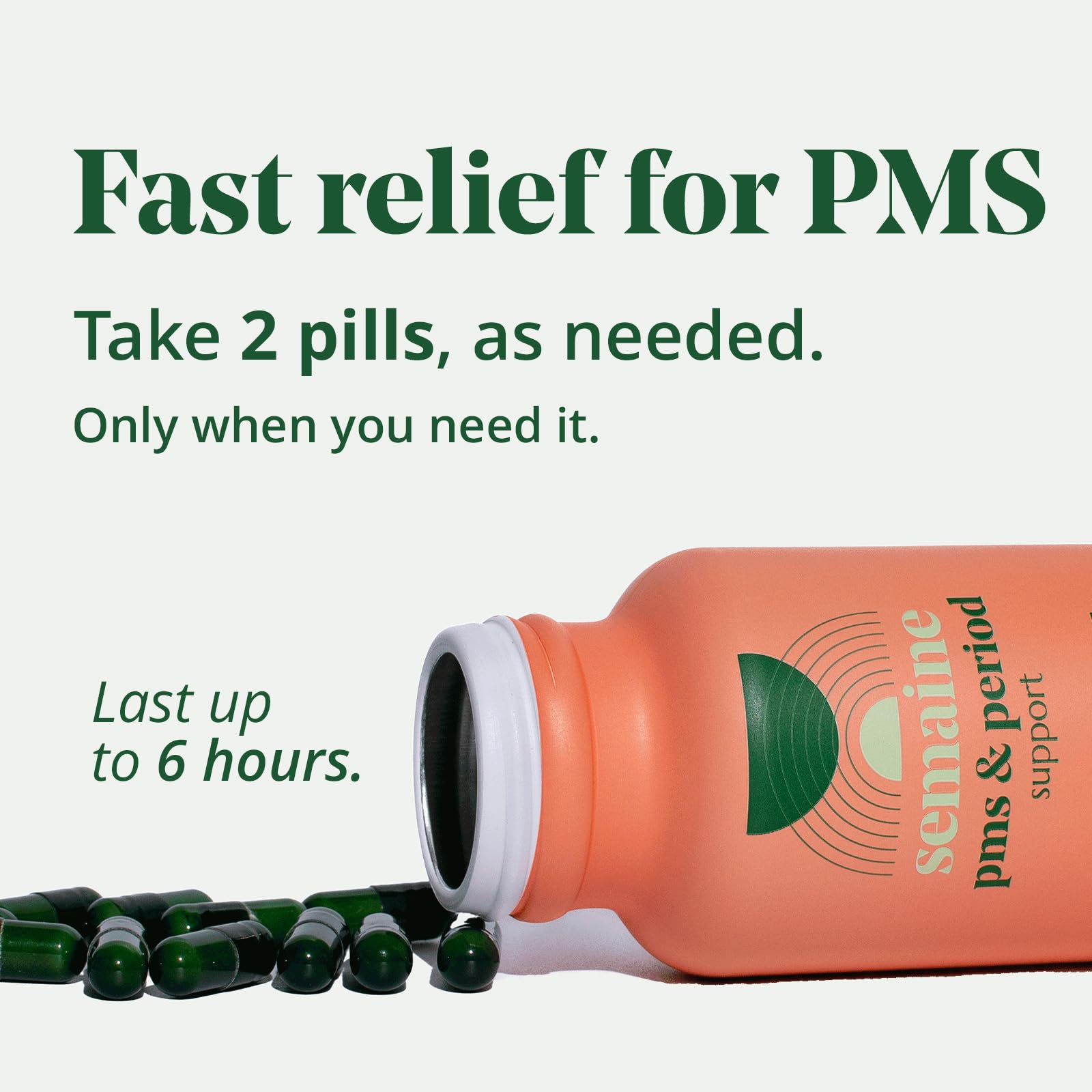 PMS & Period Relief - Menstrual Cramp Relief: No More Period Cramps, Mood Swings, or Bloating Semaine