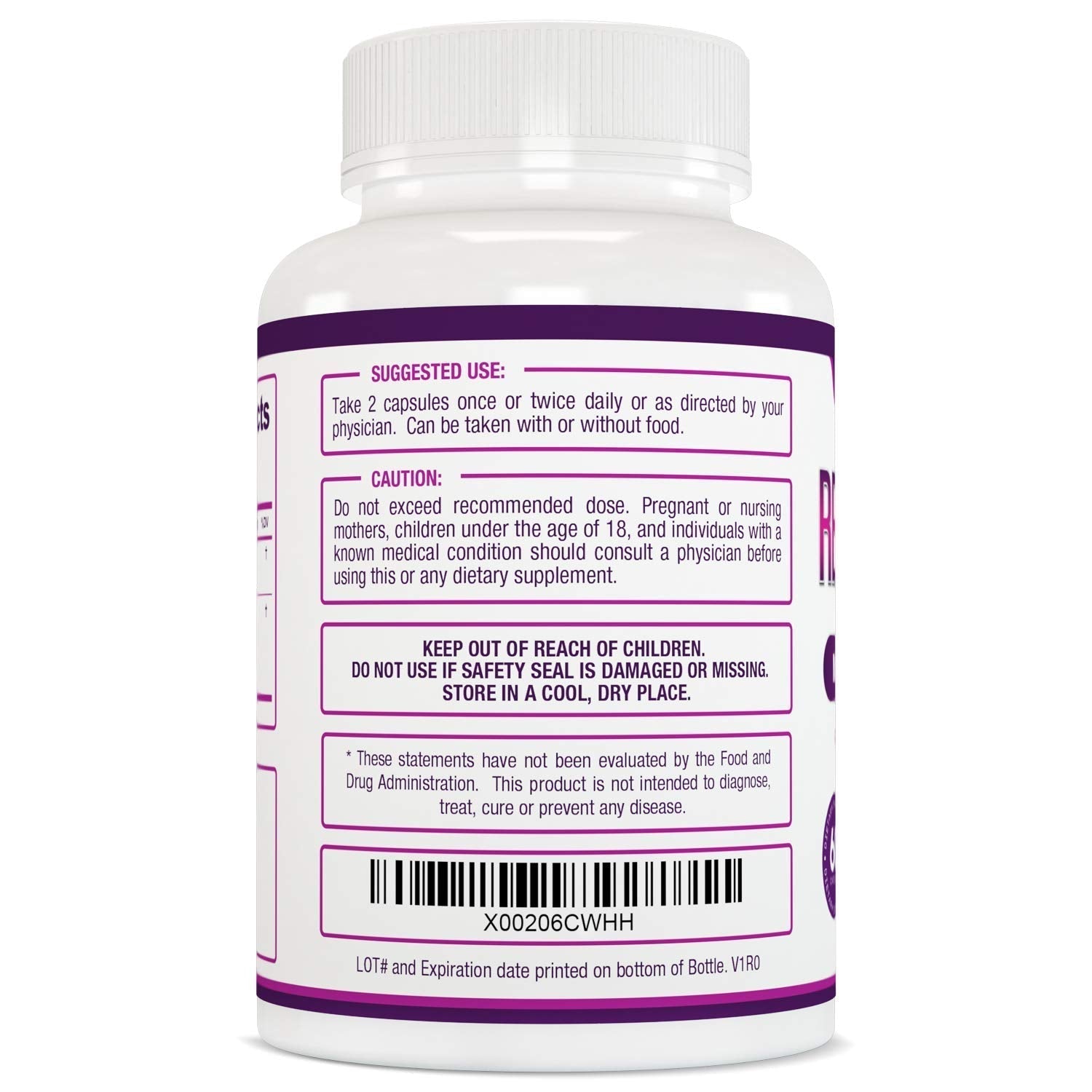Premium Resveratrol Supplement 1500mg - Max Strength, Trans Resveratrol Capsules Purely Optimal