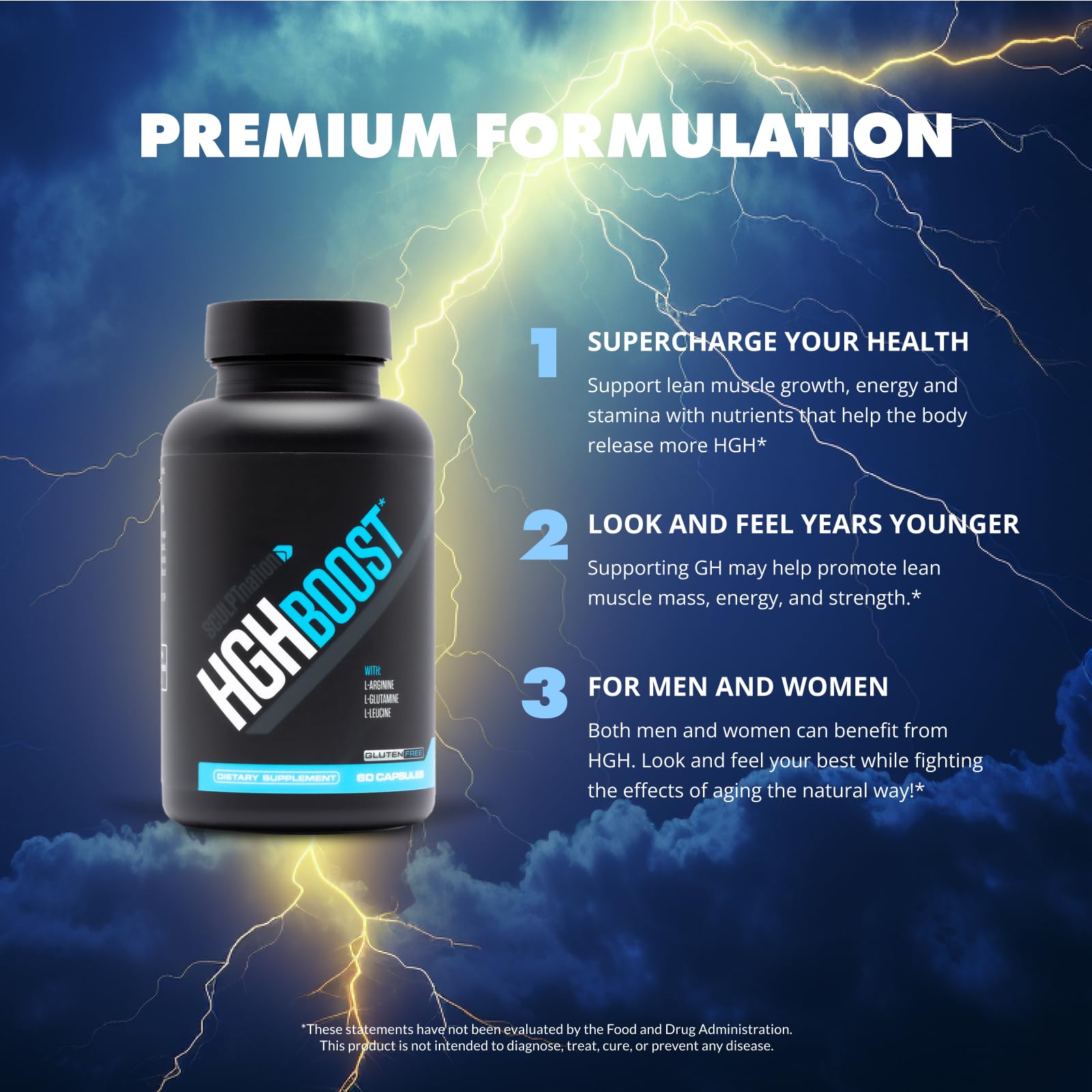 Sculpt Nation by V Shred L Arginine, Tribulus Terrestris & Amino Acids for Energy Sculpt Nation