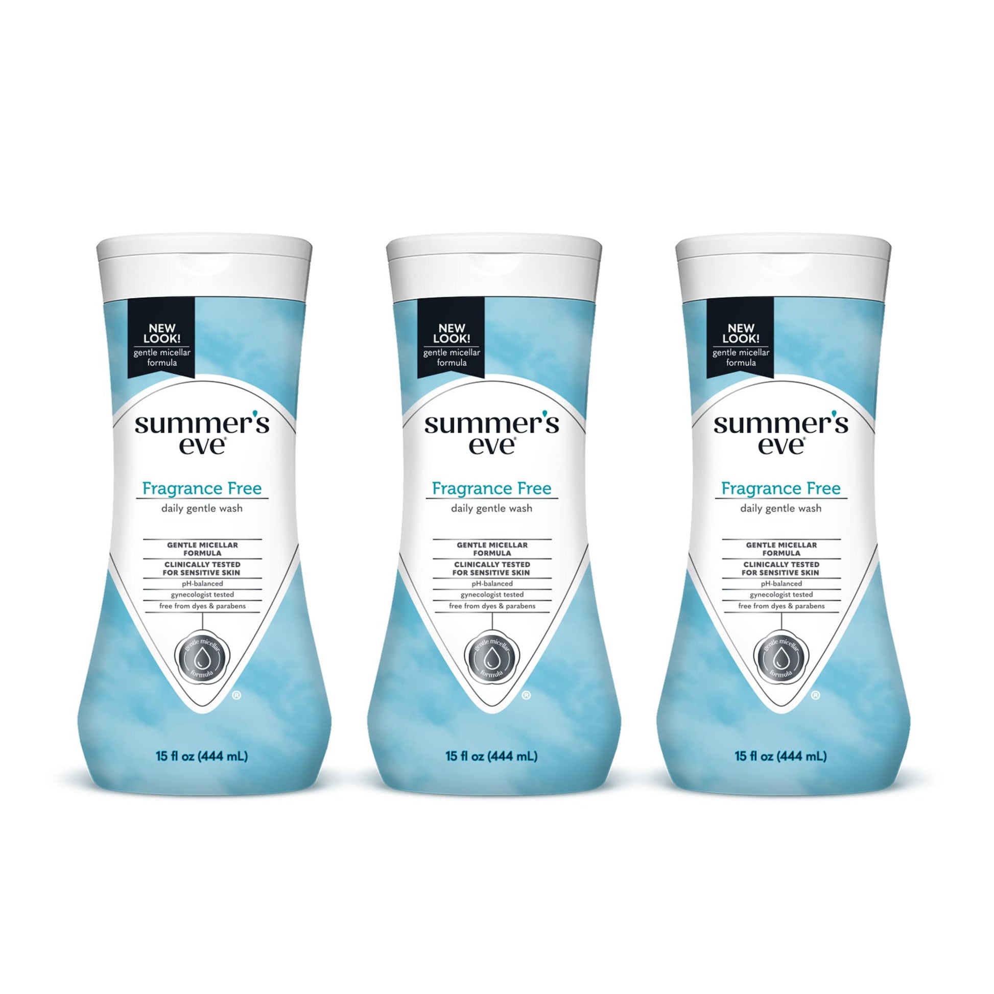 Summer's Eve Fragrance Free Gentle Daily All Over Feminine Body Wash Summer's Eve