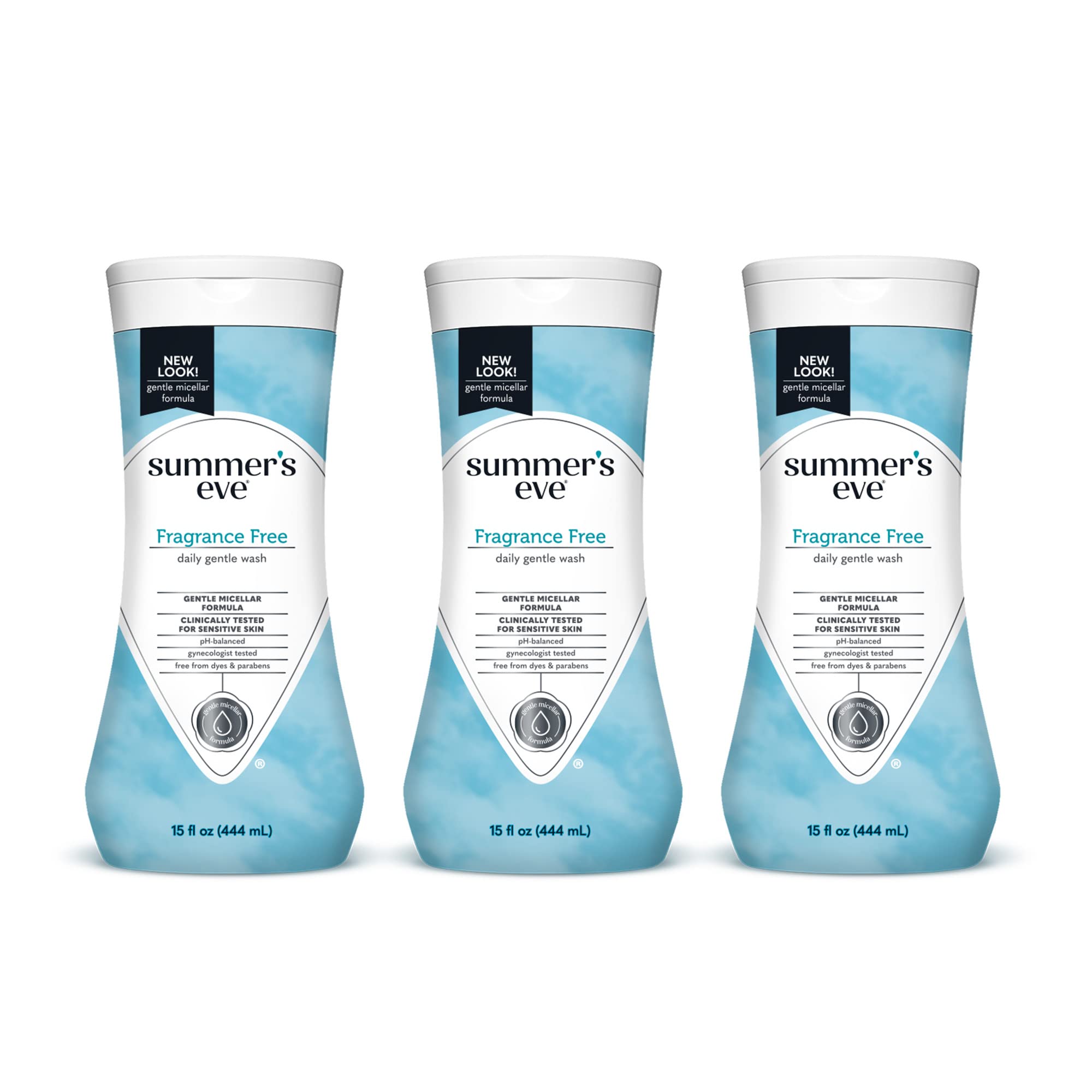 Summer's Eve Fragrance Free Gentle Daily All Over Feminine Body Wash Summer's Eve