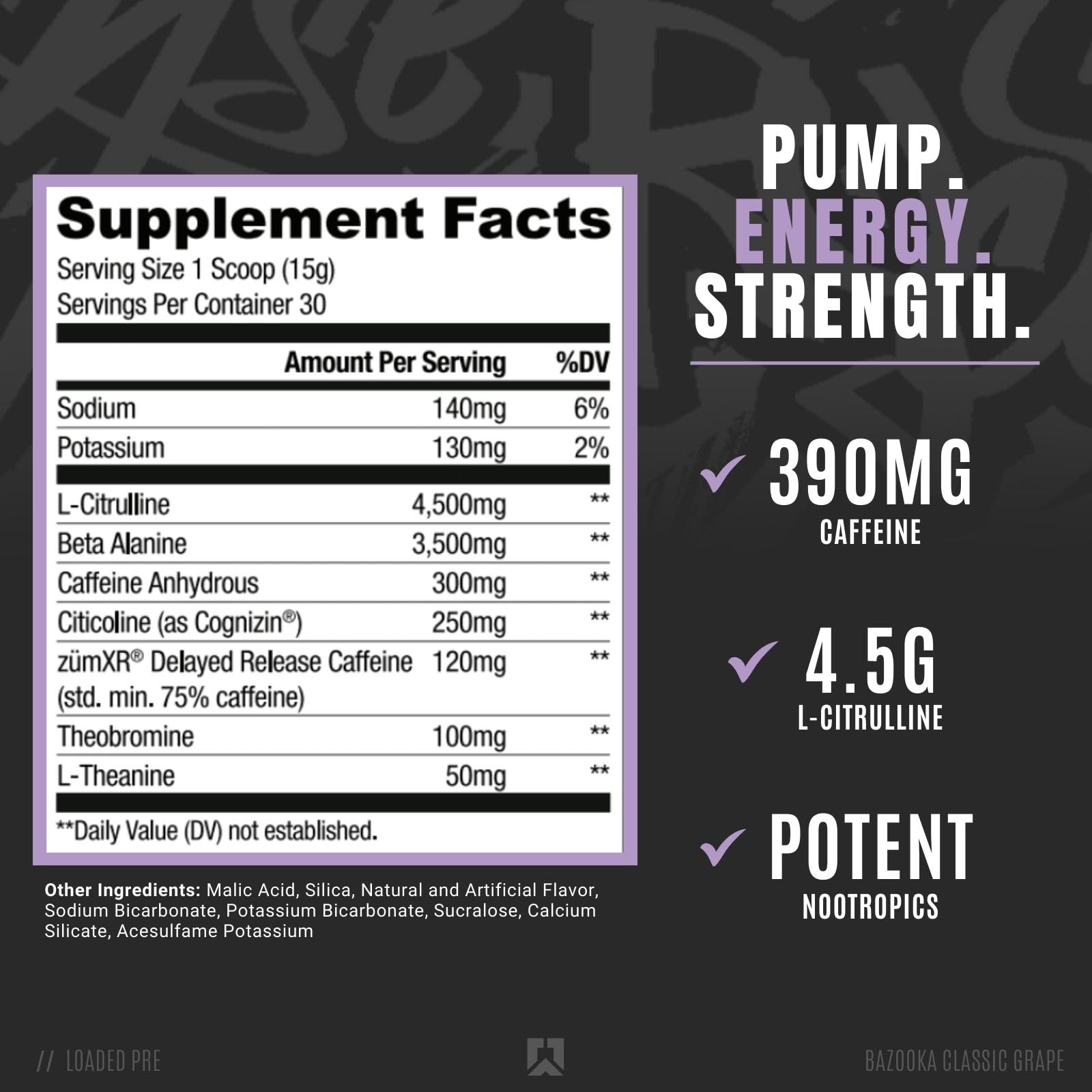 RYSE Up Supplements Loaded Pre Workout Powder Supplement for Men & Women RYSE Up Supplements