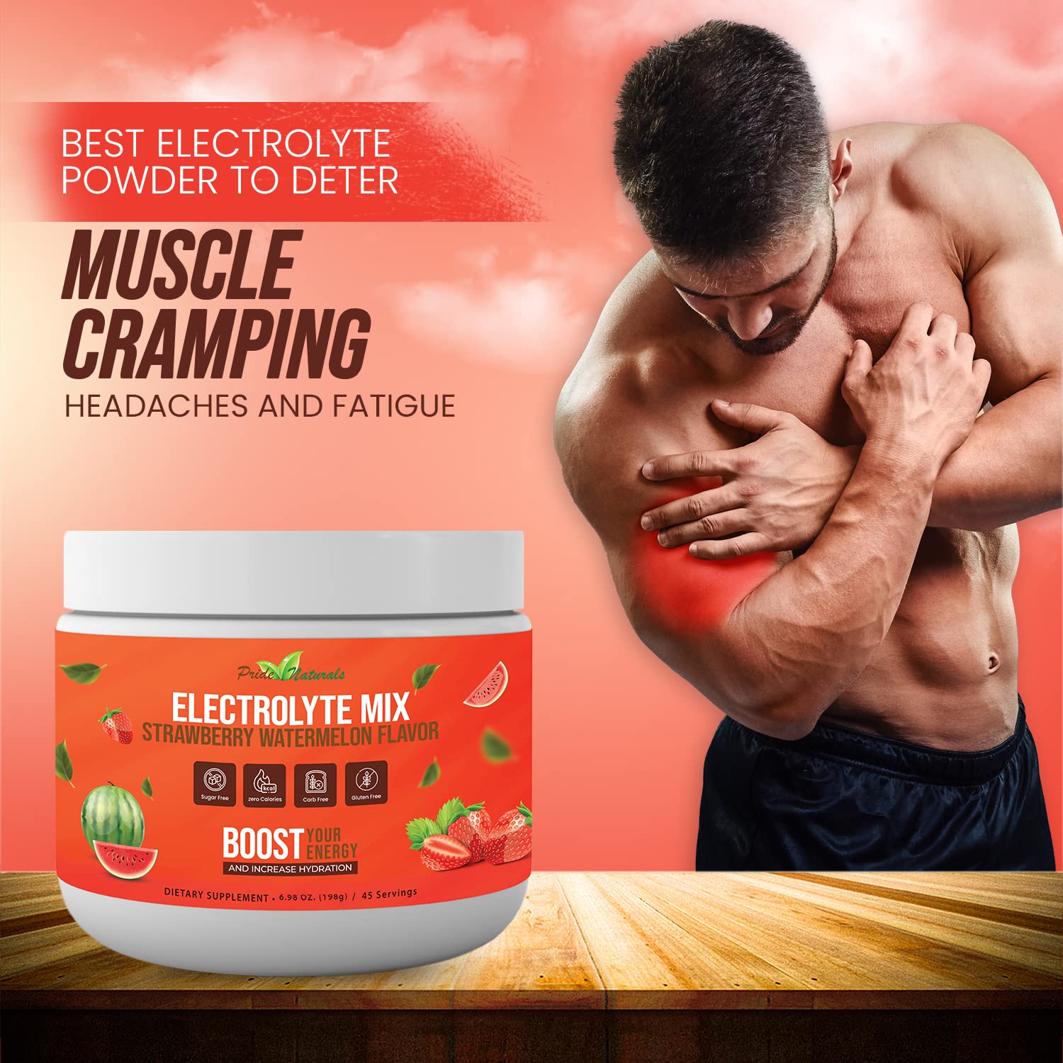 Electrolyte Powder - Refreshing Workout Recovery Electrolytes, Sugar Free, Gluten Free Pride Naturals, Inc