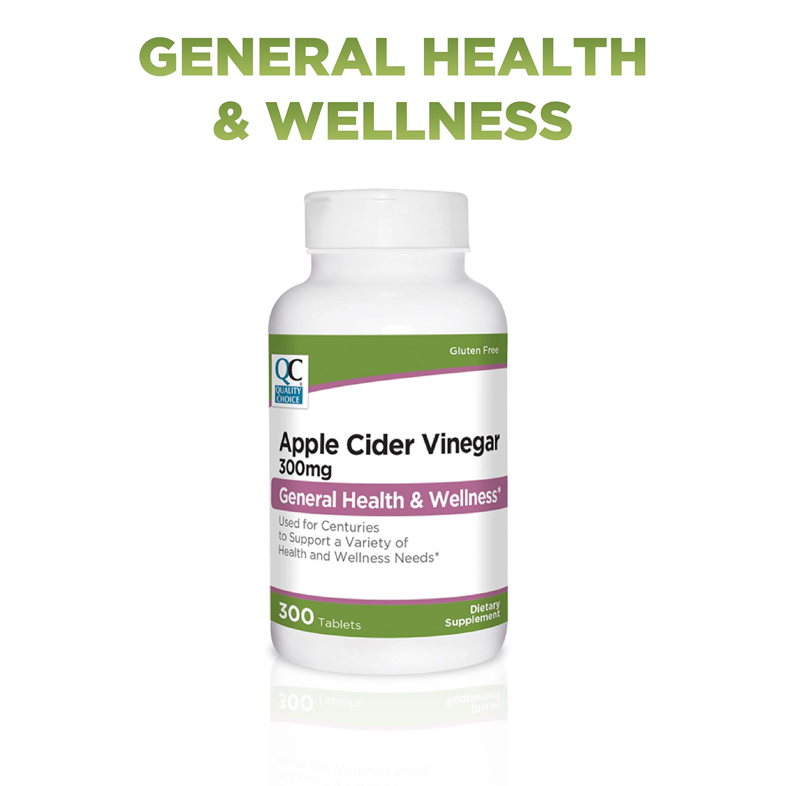 Quality Choice Apple Cider Vinegar 300 mg - General Health and Wellness - Dietary Supp Quality Choice