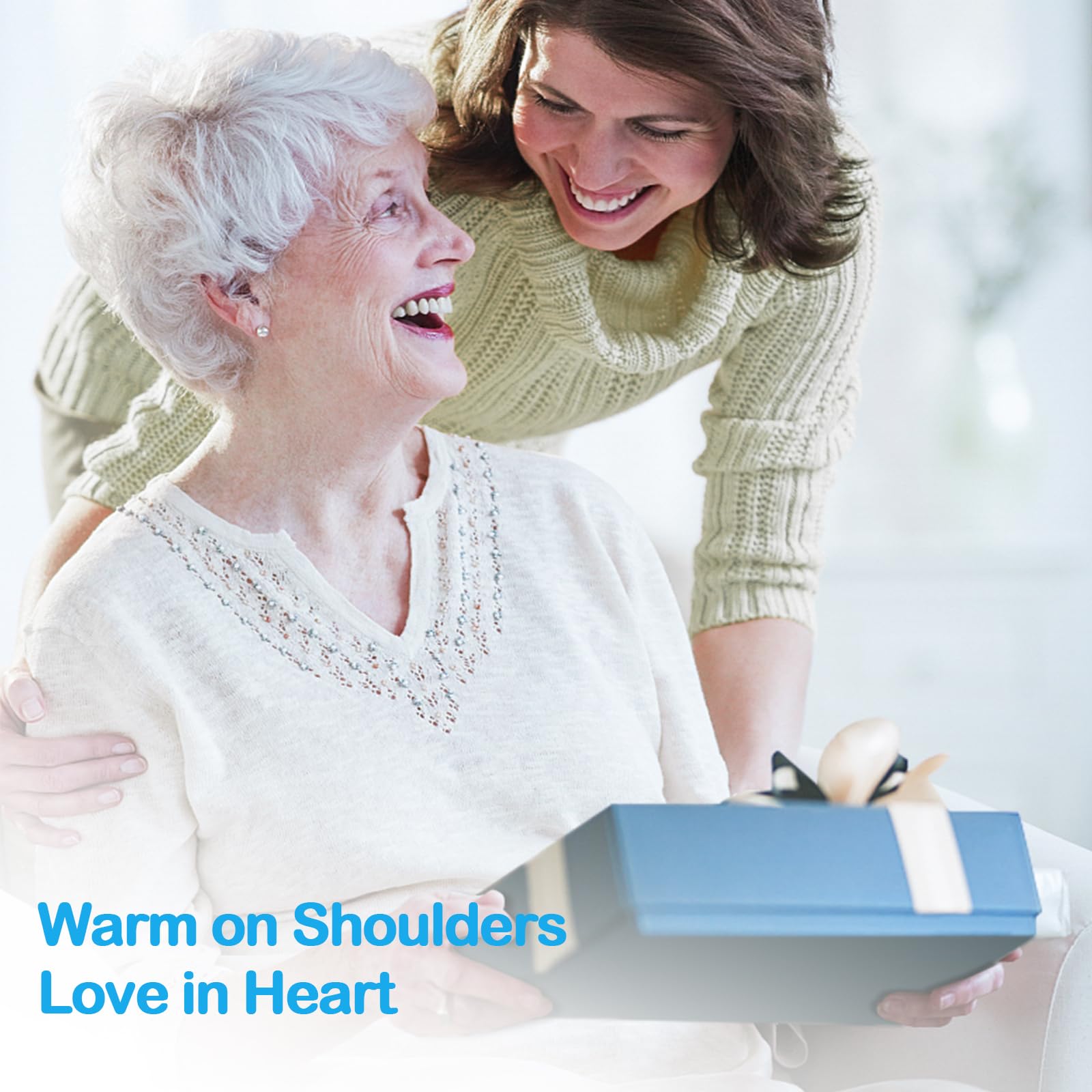 NIUONSIX Heating Pad for Neck and Shoulders 2lb Weighted Neck Heating Pad for Pain NIUONSIX