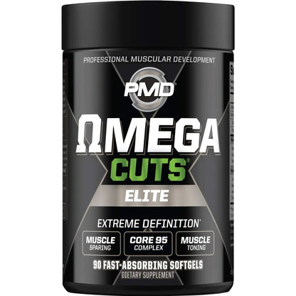 PMD Sports Ultra Pump Fuel - Pre Workout - Island Punch (30 Servings) Sports Omega Cuts Elite Thermogenic Fat Burner (90 Softgels)