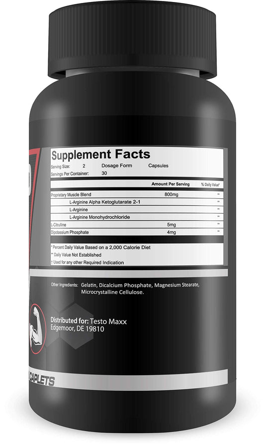 Prime X Nitro Max- Nitric Oxide Supplement - Premium Muscle Building Nitric Oxide Booster