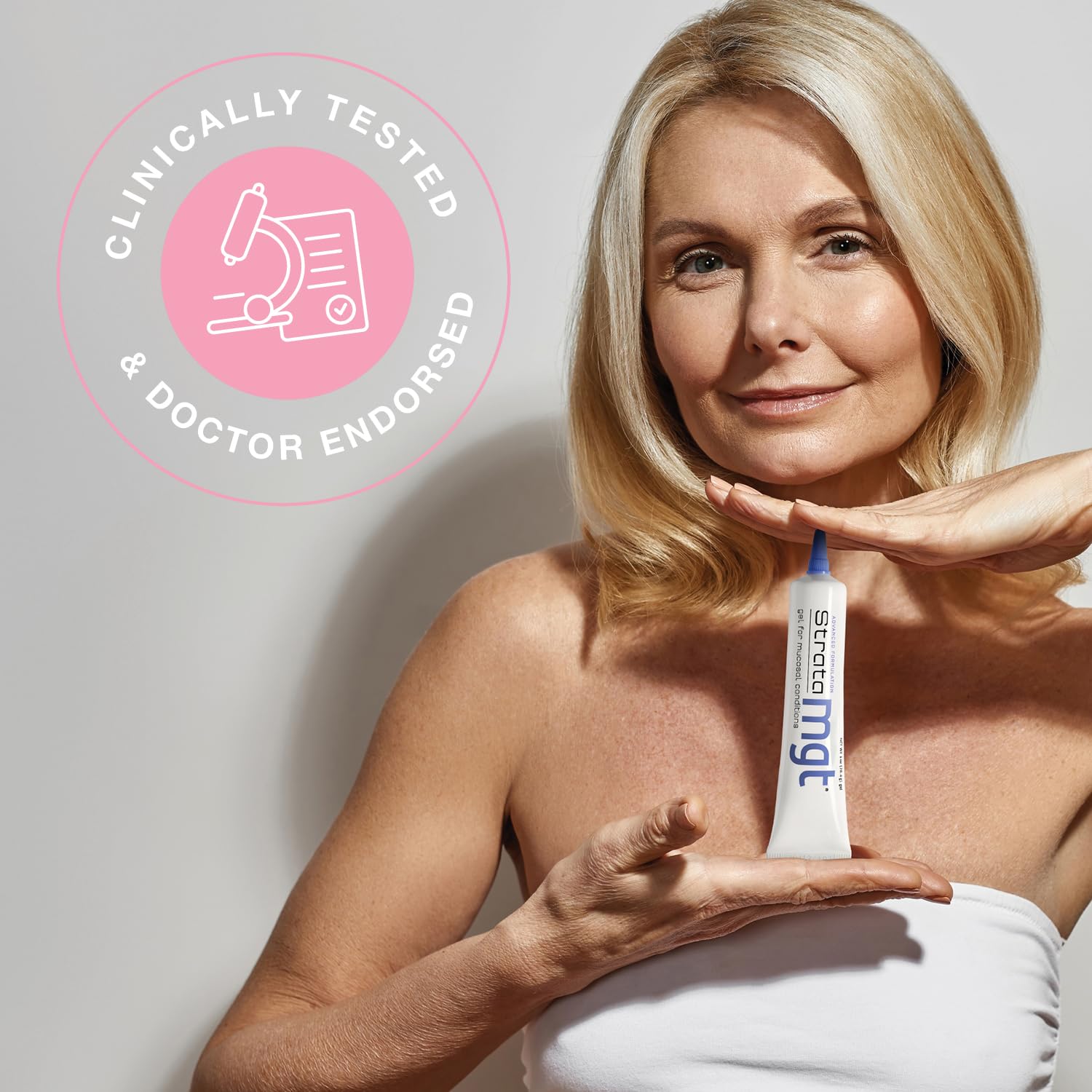 StrataMGT Vaginal Moisturizer - Non-Hormonal & Non-Steroidal- Post Menopause Support StrataMGT