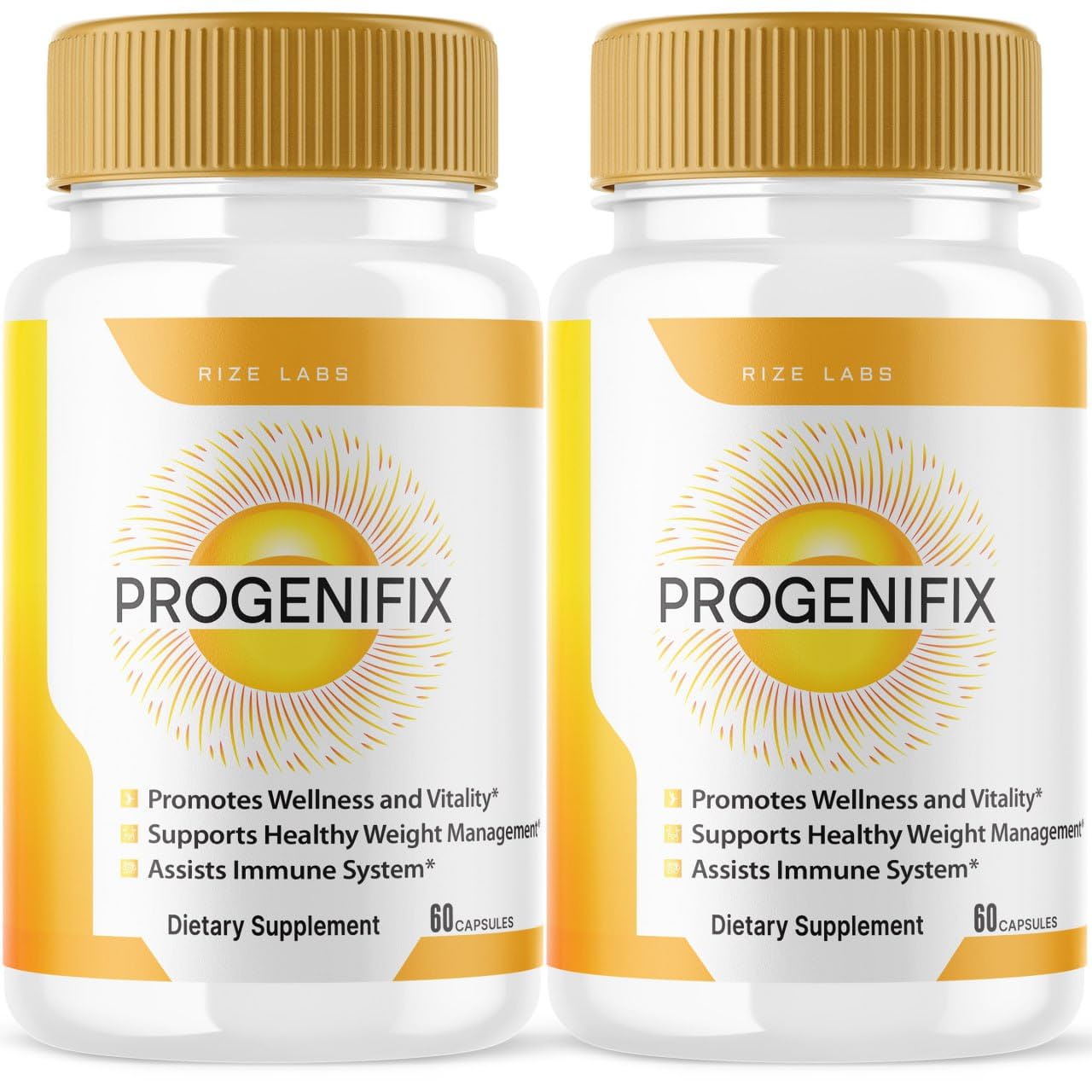 rize labs (2 Pack) Progenifix Weight Loss Supplement, Progenifix Capsules Total Body Wellness