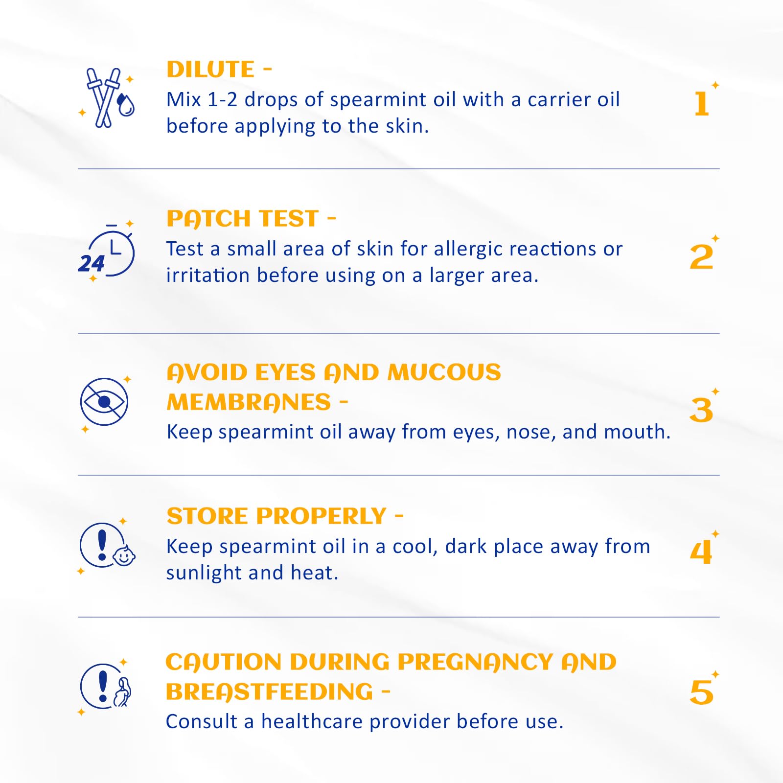 HIQILI 100ML Spearmint Essential Oil for Skin Care -100% Pure Treatment Grade - 3.38 Fl Oz. HIQILI