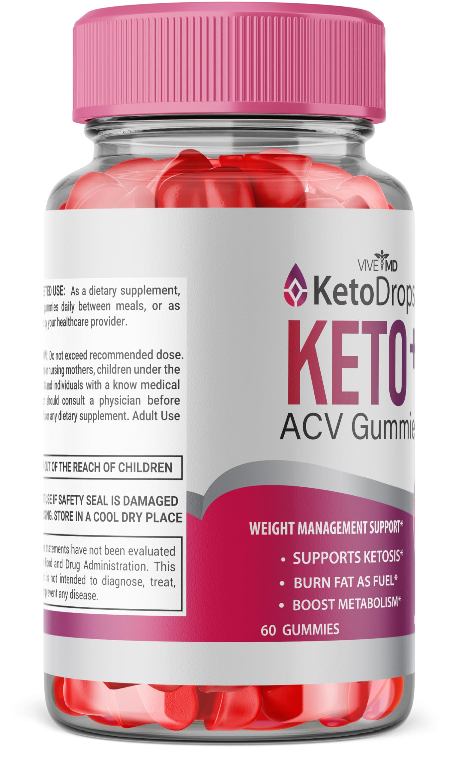 VIVE MD Keto Drops ACV Gummies Keto Drops ACV Gummies 525 MG Keto Drops Gummies VIVE MD