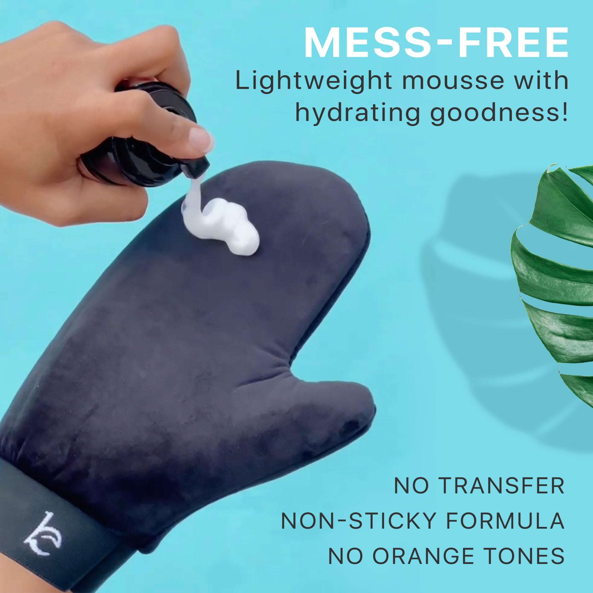 Self Tanner Tanning Mousse Kit - USA Made with Natural & Organic Ingredients Beauty by Earth