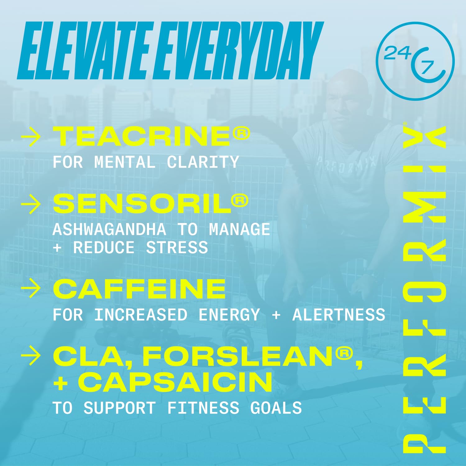 PERFORMIX - SST Cuts - Thermogenic with CLA - Energy, Focus & Mood - Metabolism Support PERFORMIX