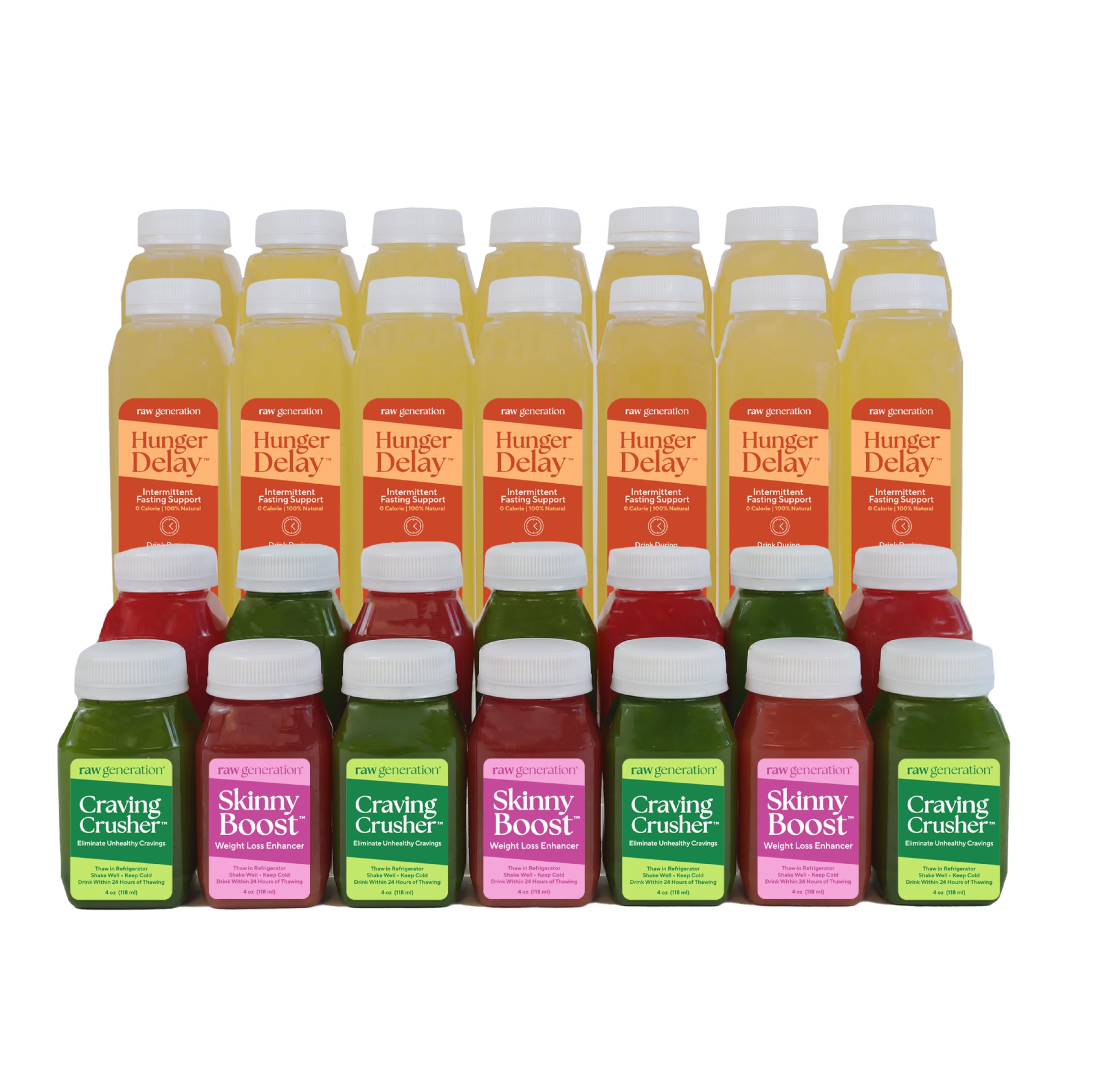 Raw Generation Intermittent Fasting Fuel Pack - Weekly Fasting Drink Kit with Vital Electroly