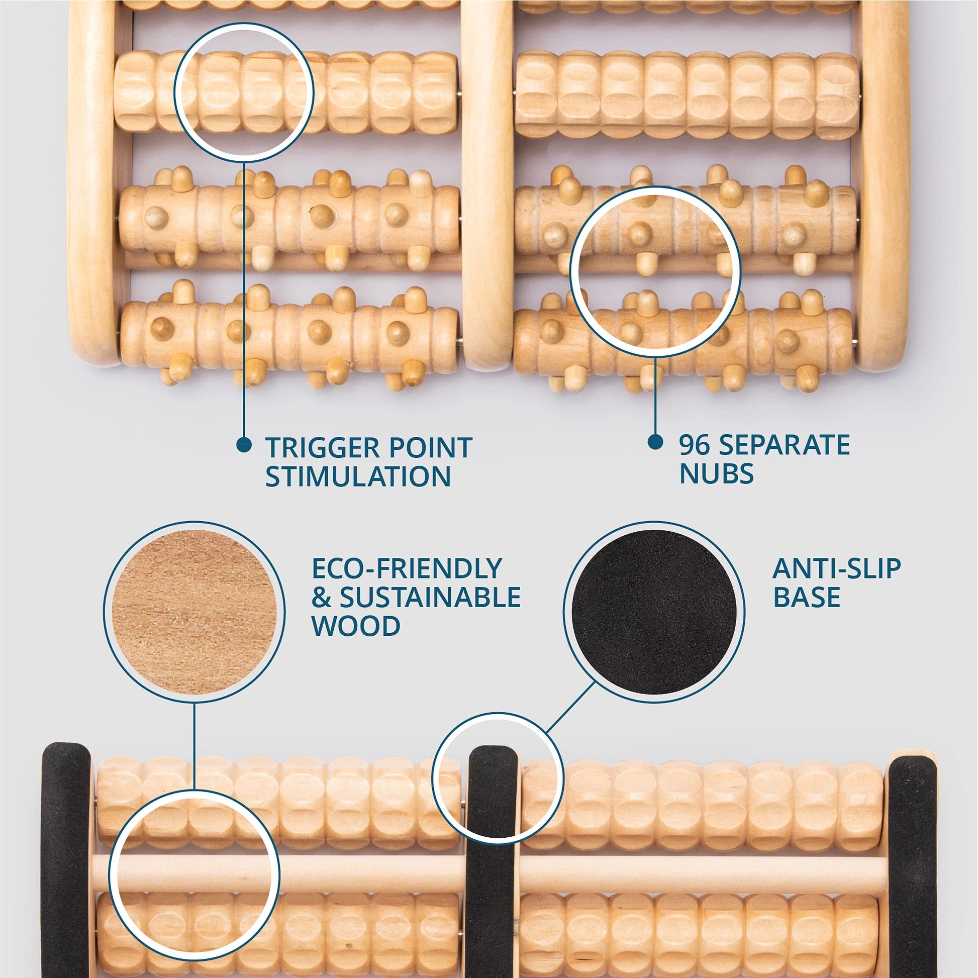 TheraFlow Foot Massager for Plantar Fasciitis Relief, Relaxation Gifts for Women, Men TheraFlow