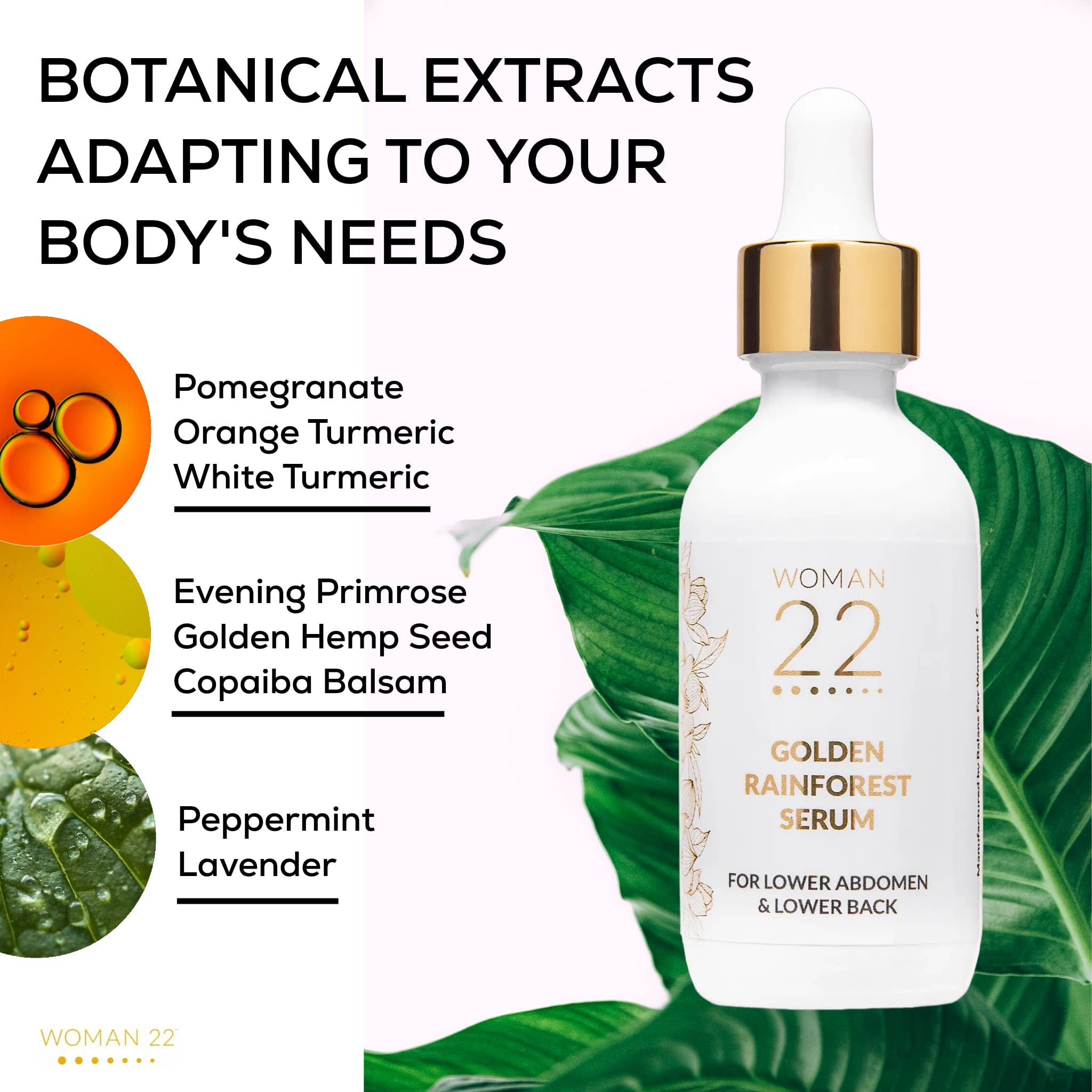 Topical Soothing Serum for Difficult Periods, Cramps, Bloating & more. Apply Lower Abdomen Woman 22