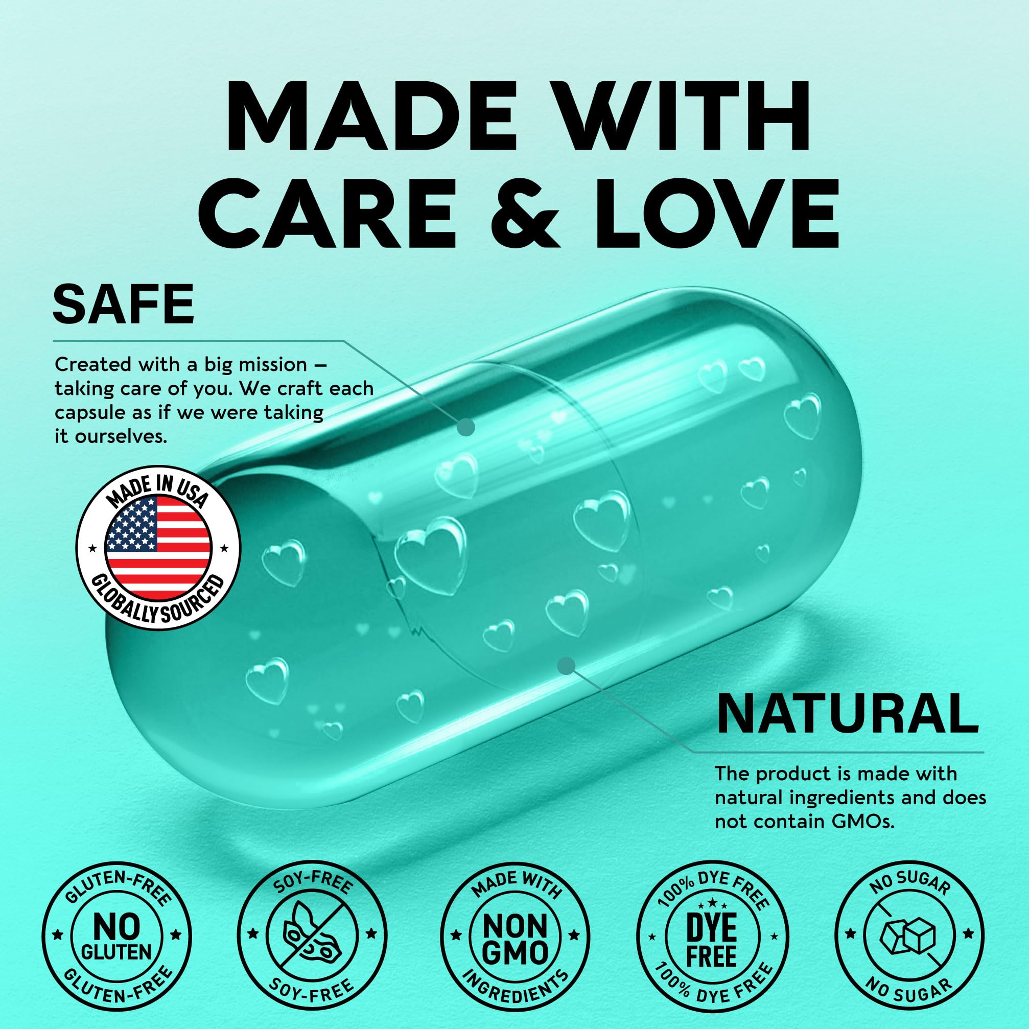 Irish Sea Moss Capsules - Made with Organic Sea Moss, Bladderwrack & Burdock Root - Made in USA - Advanced Superfood - Natural Multi Supplements Blend - Immunity & Energy Support - 90 Vegan Capsules NUTRAHARMONY