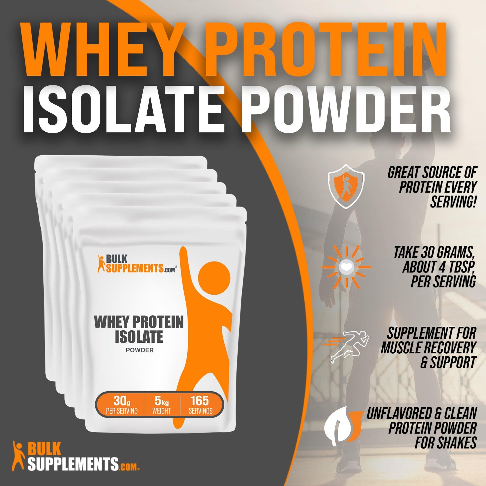 BULKSUPPLEMENTS.COM Whey Protein Isolate Powder - Unflavored Protein Powder BULKSUPPLEMENTS.COM