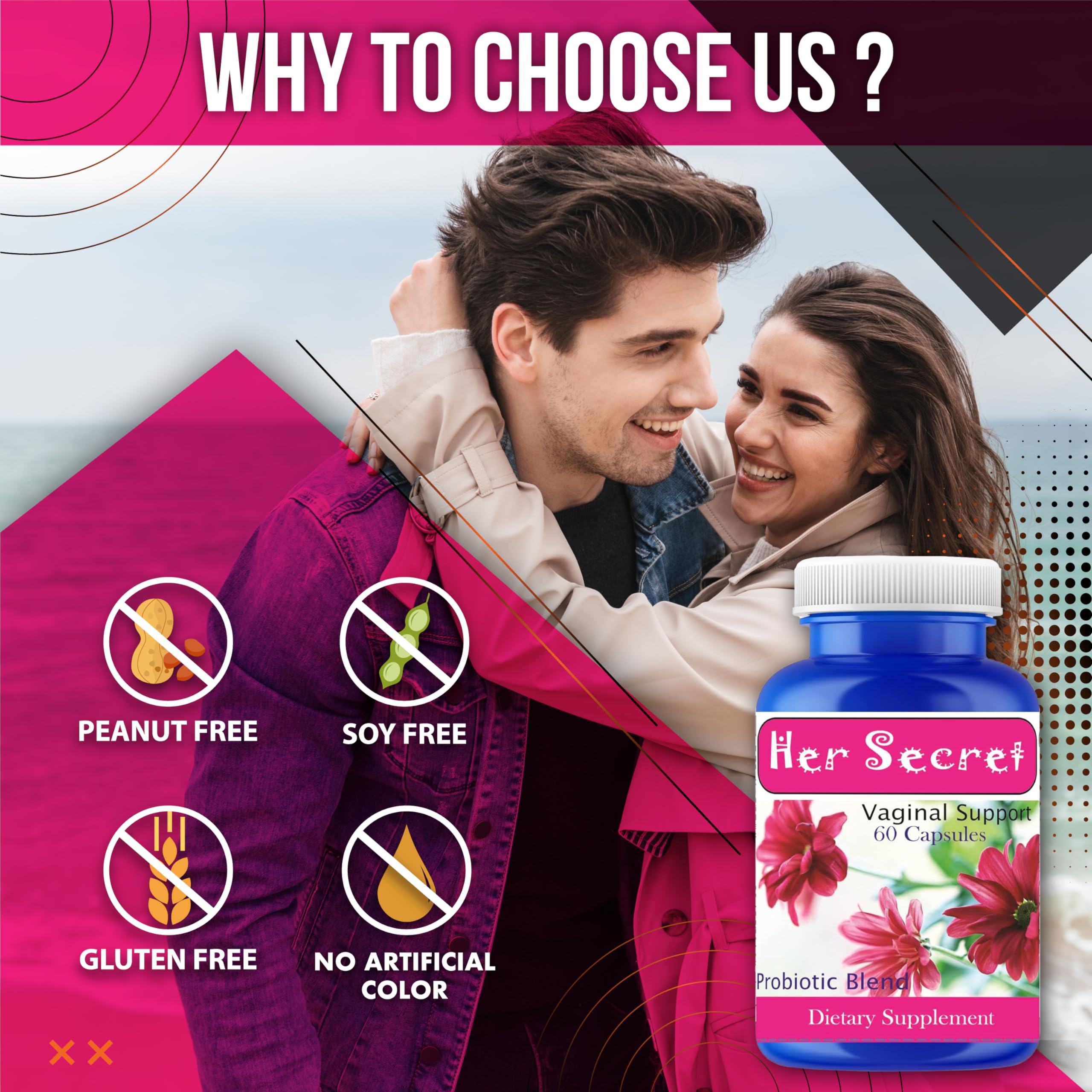 Embarrassed with Femenine Odor? Worried about Female Urinary Odor? Try Femenine Odor Supplement 60 Pills Celebrity LifeStyle Product