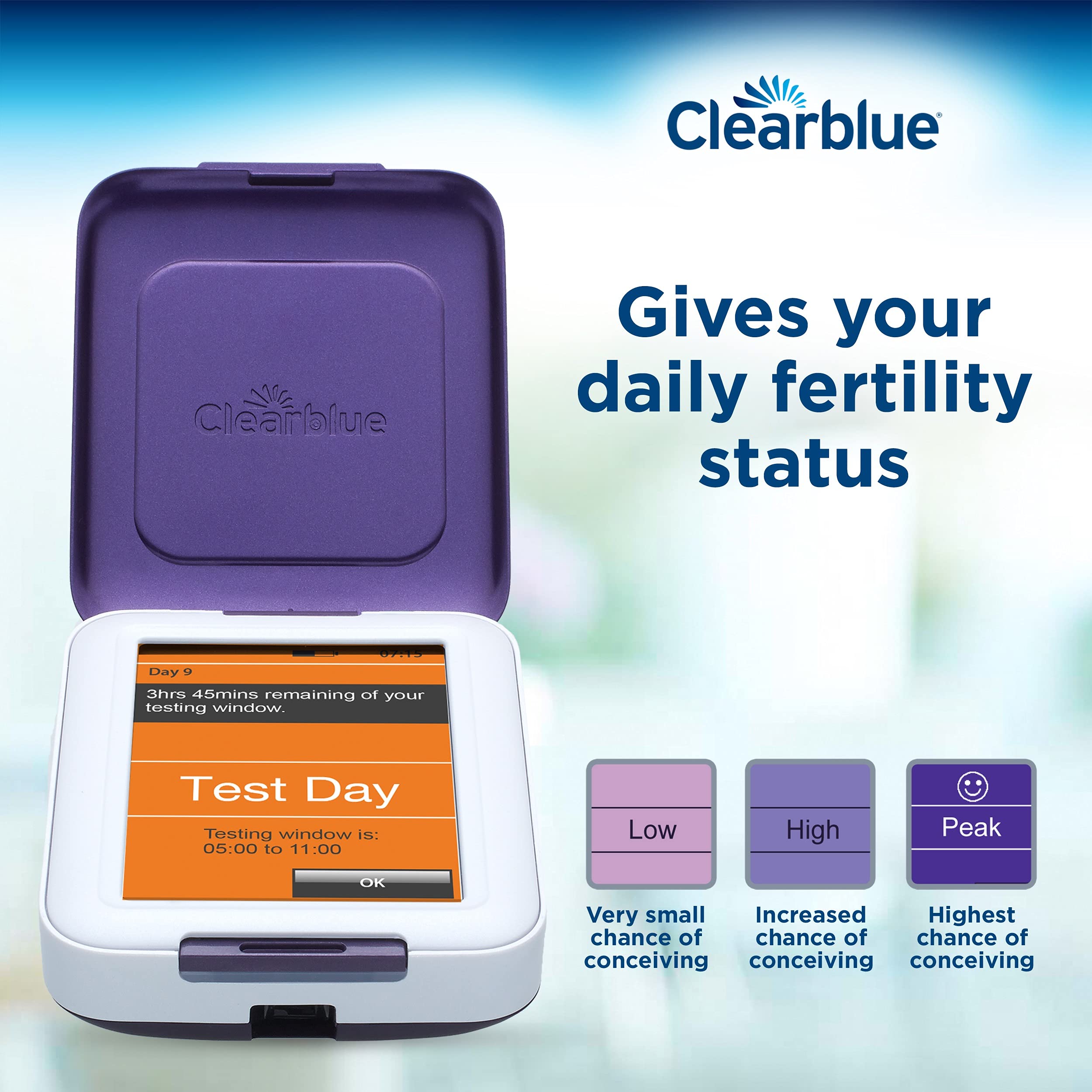 Clearblue Fertility Monitor, Touch Screen, 1 Count Clearblue