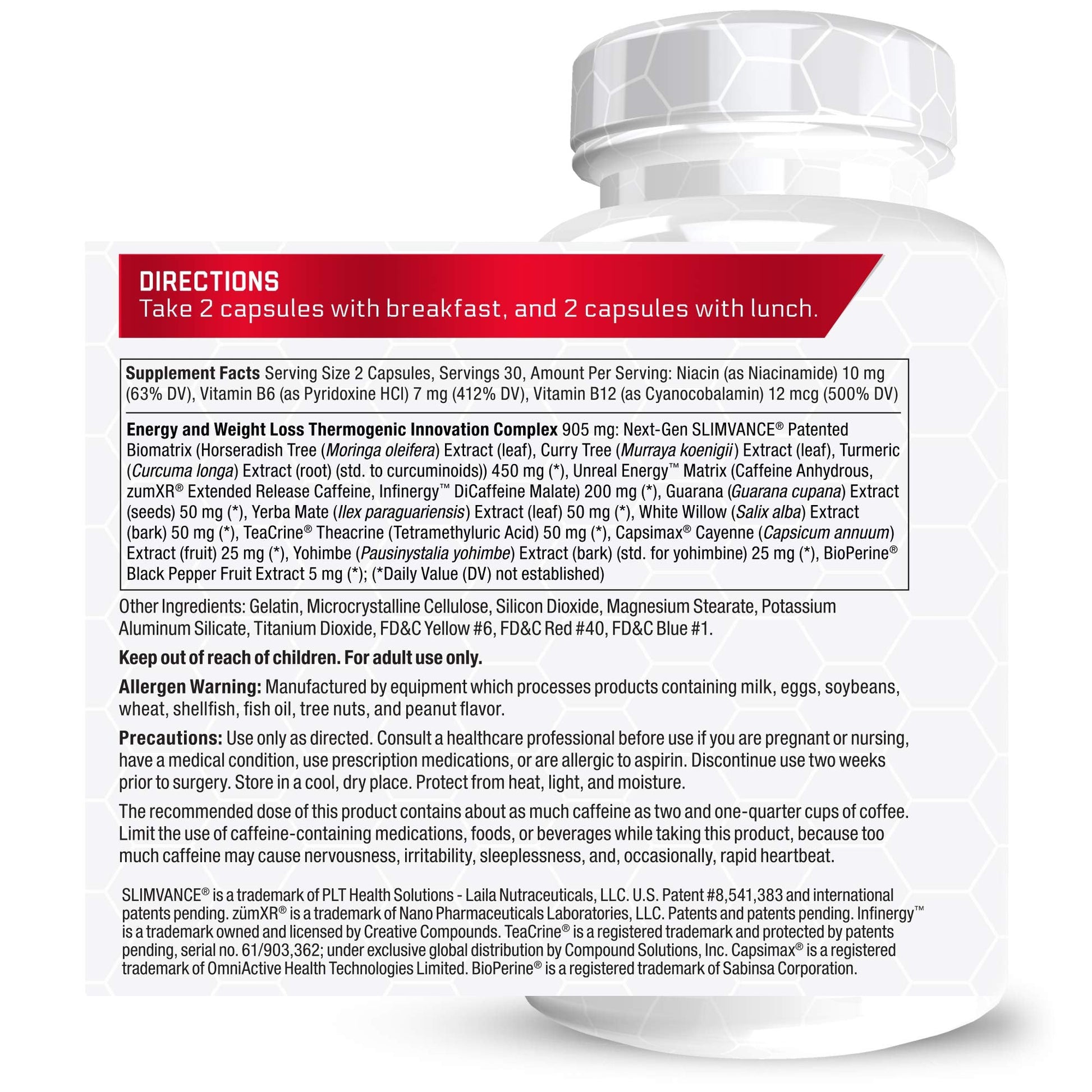 FORCE FACTOR LeanFire with Next-Gen SLIMVANCE Advanced Thermogenic Fat Burner Force Factor